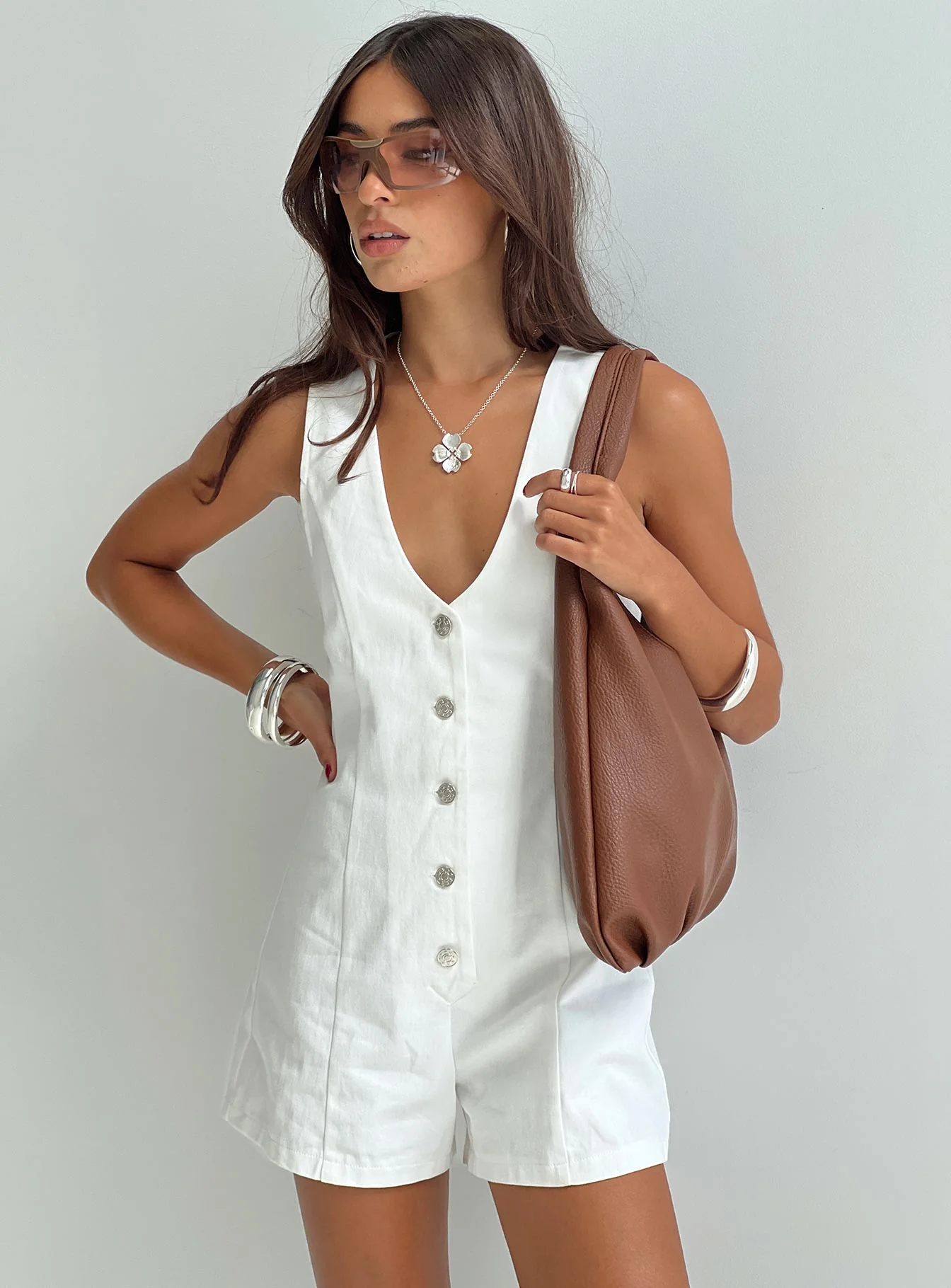 Damico Romper White - Image 8