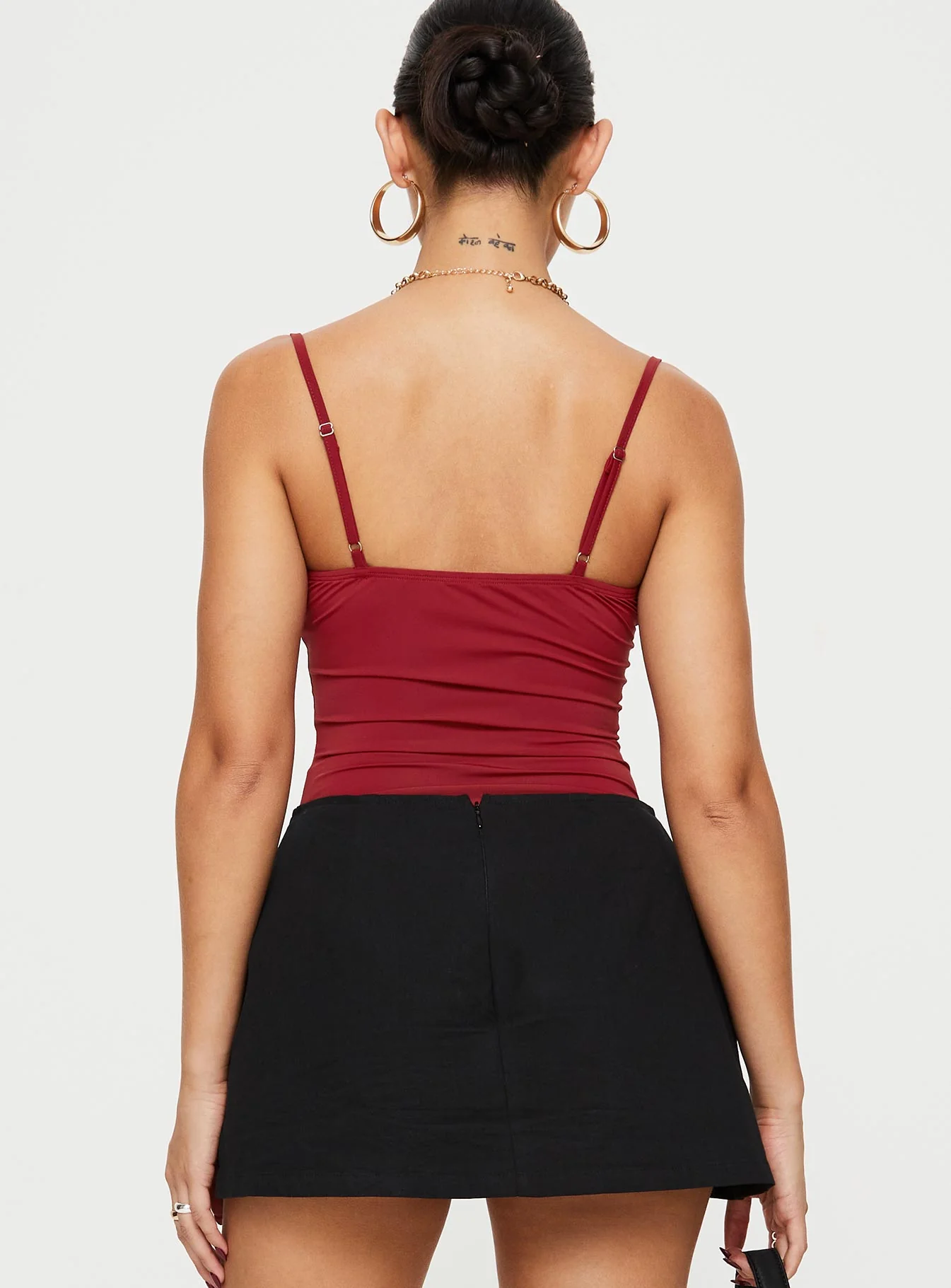 Damsel Bodysuit Burgundy - Image 5
