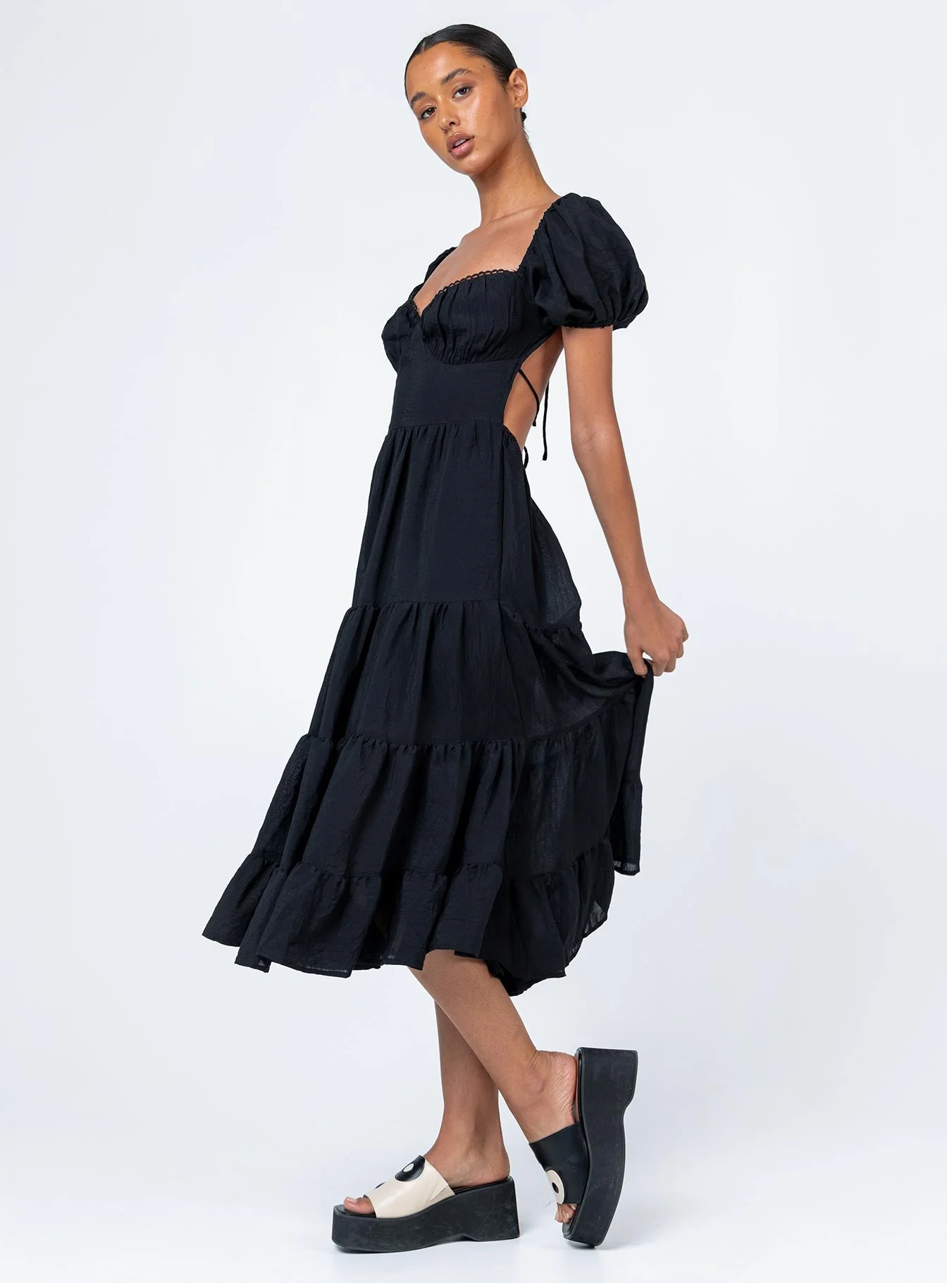 Danny Midi Dress Black - Image 2