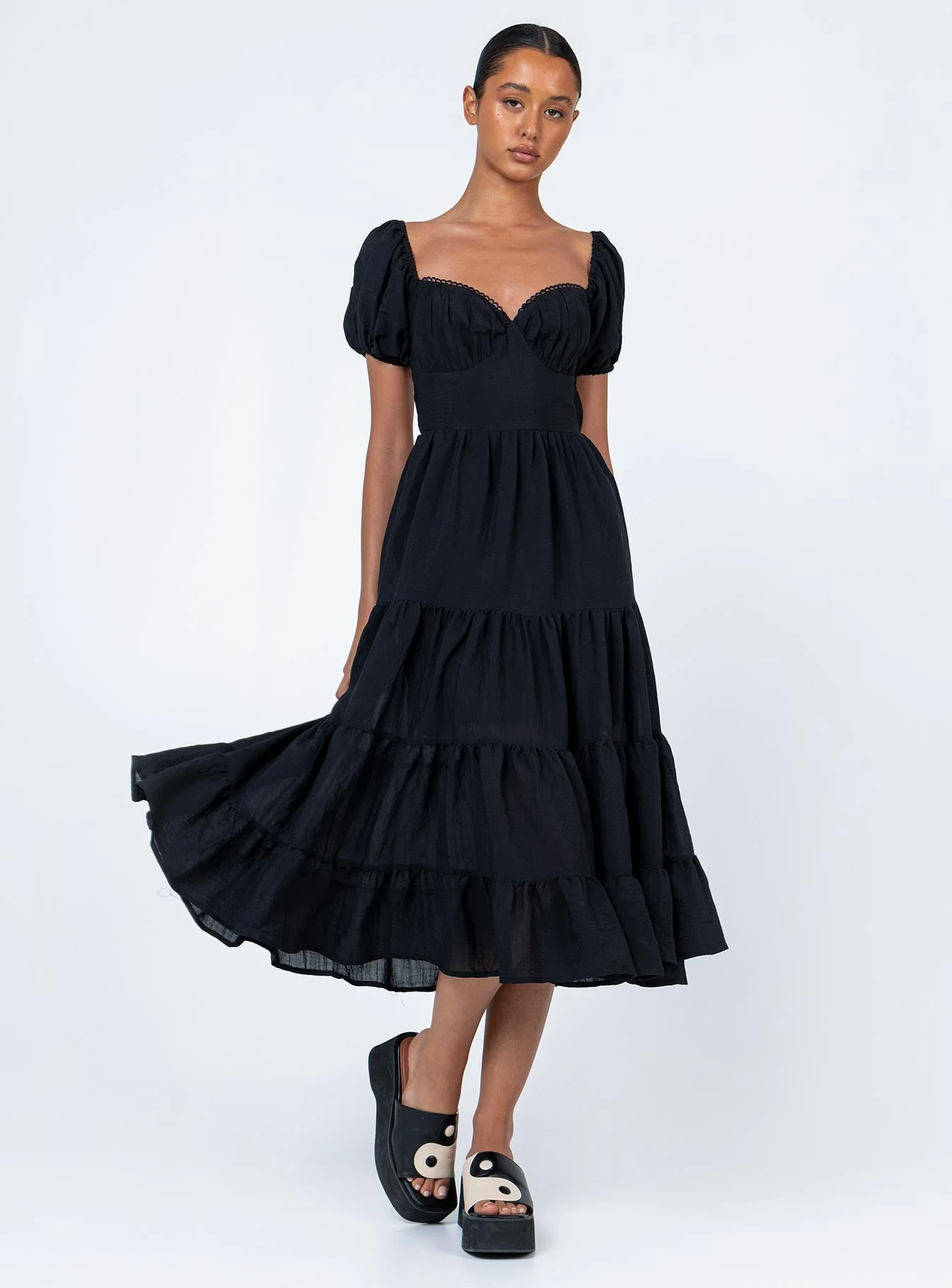 Danny Midi Dress Black - Image 3