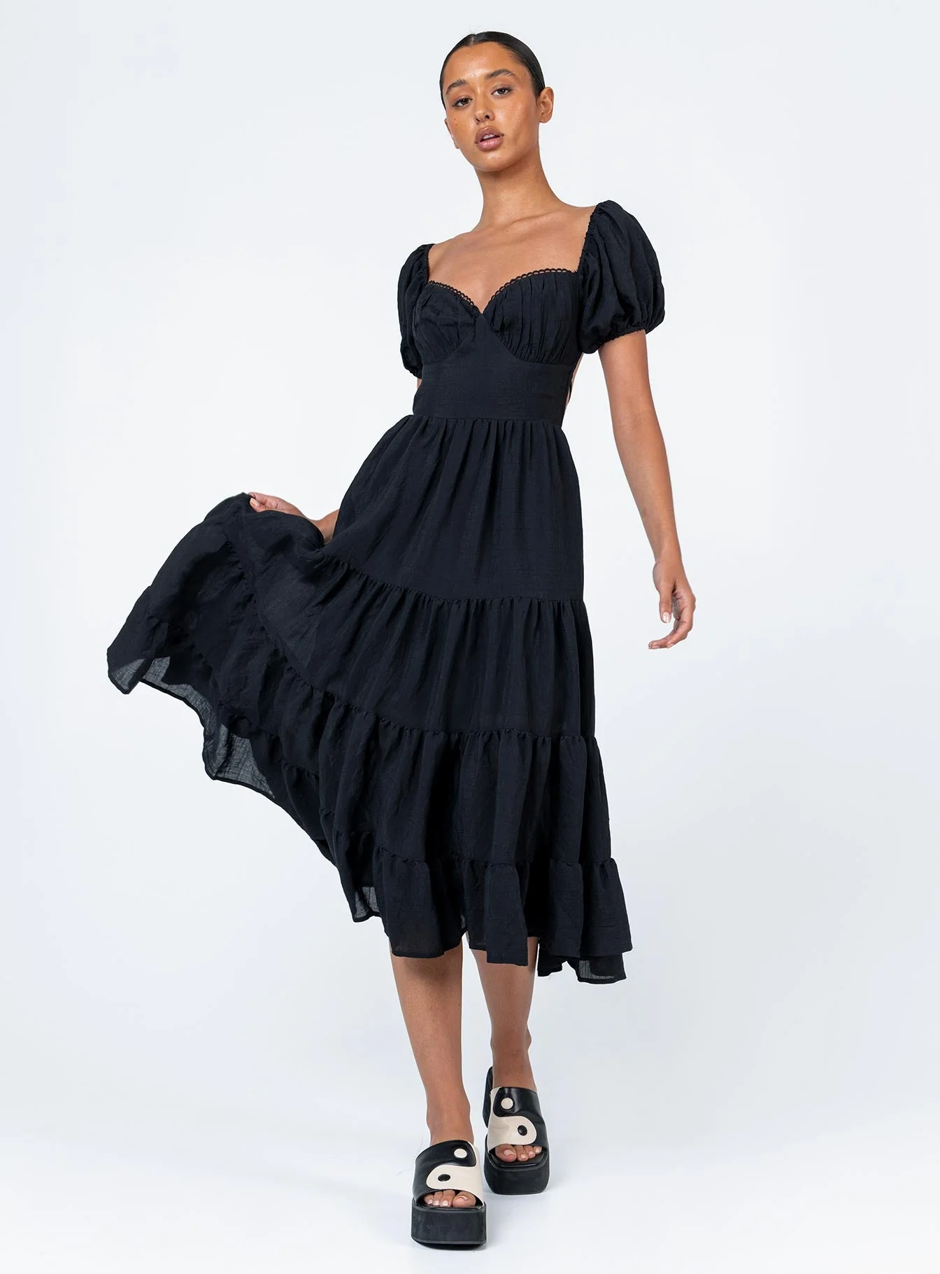Danny Midi Dress Black - Image 4