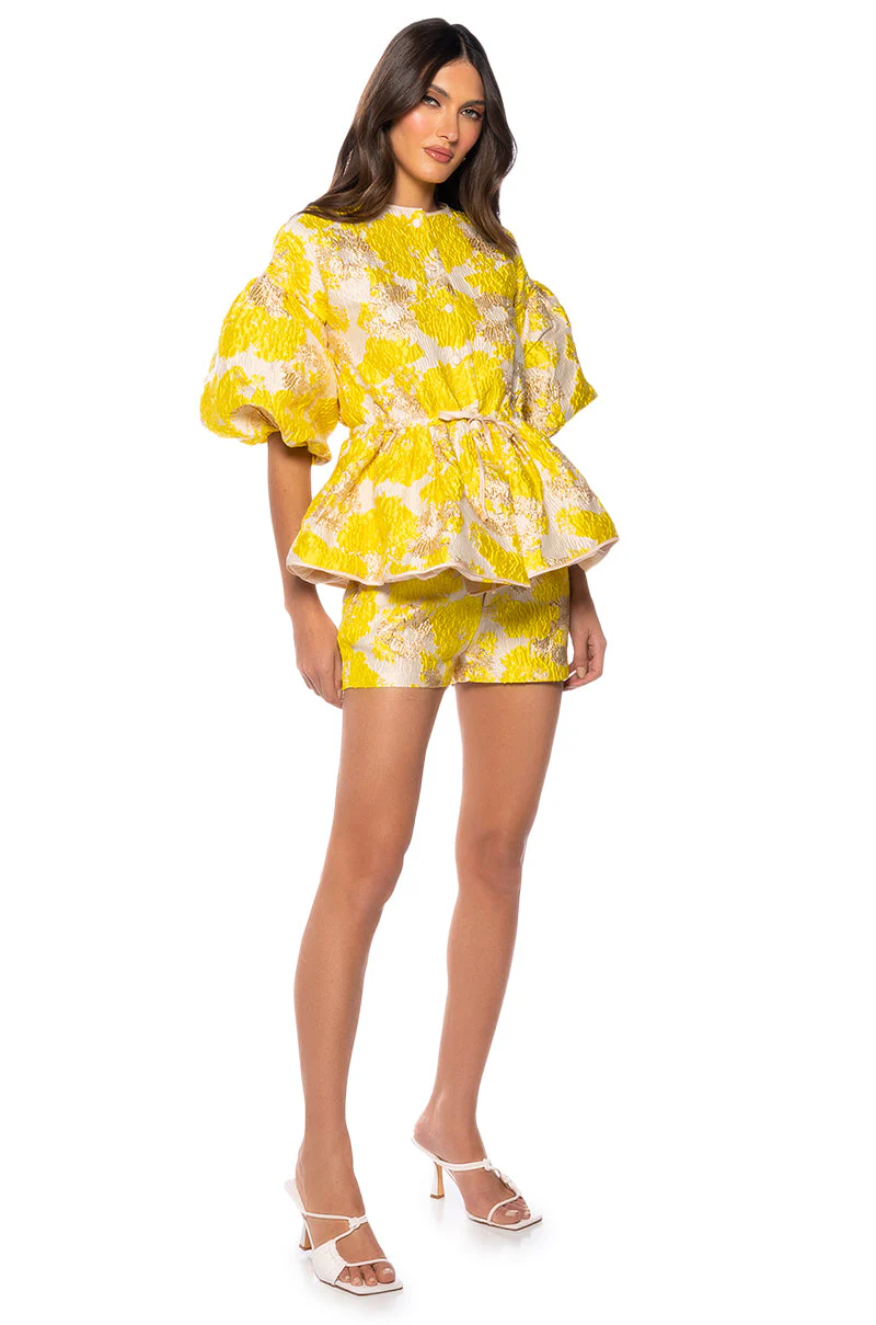 DARCY BROCADE SHORT - Image 3