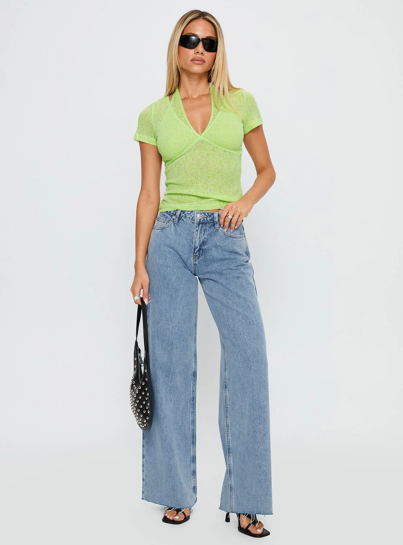 Darla Low Rise Straight Jean Vintage Blue Wash - Image 3