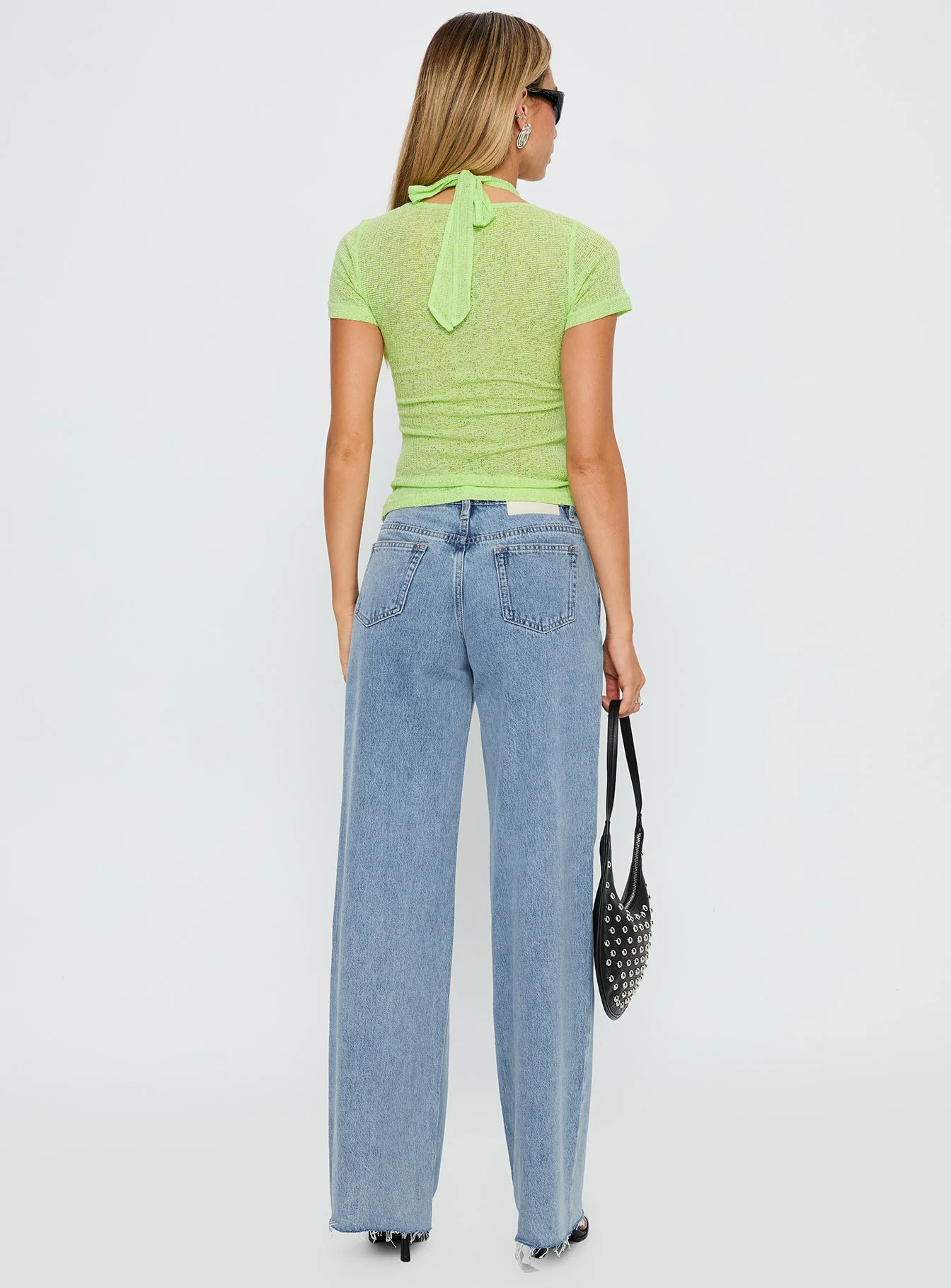 Darla Low Rise Straight Jean Vintage Blue Wash - Image 5
