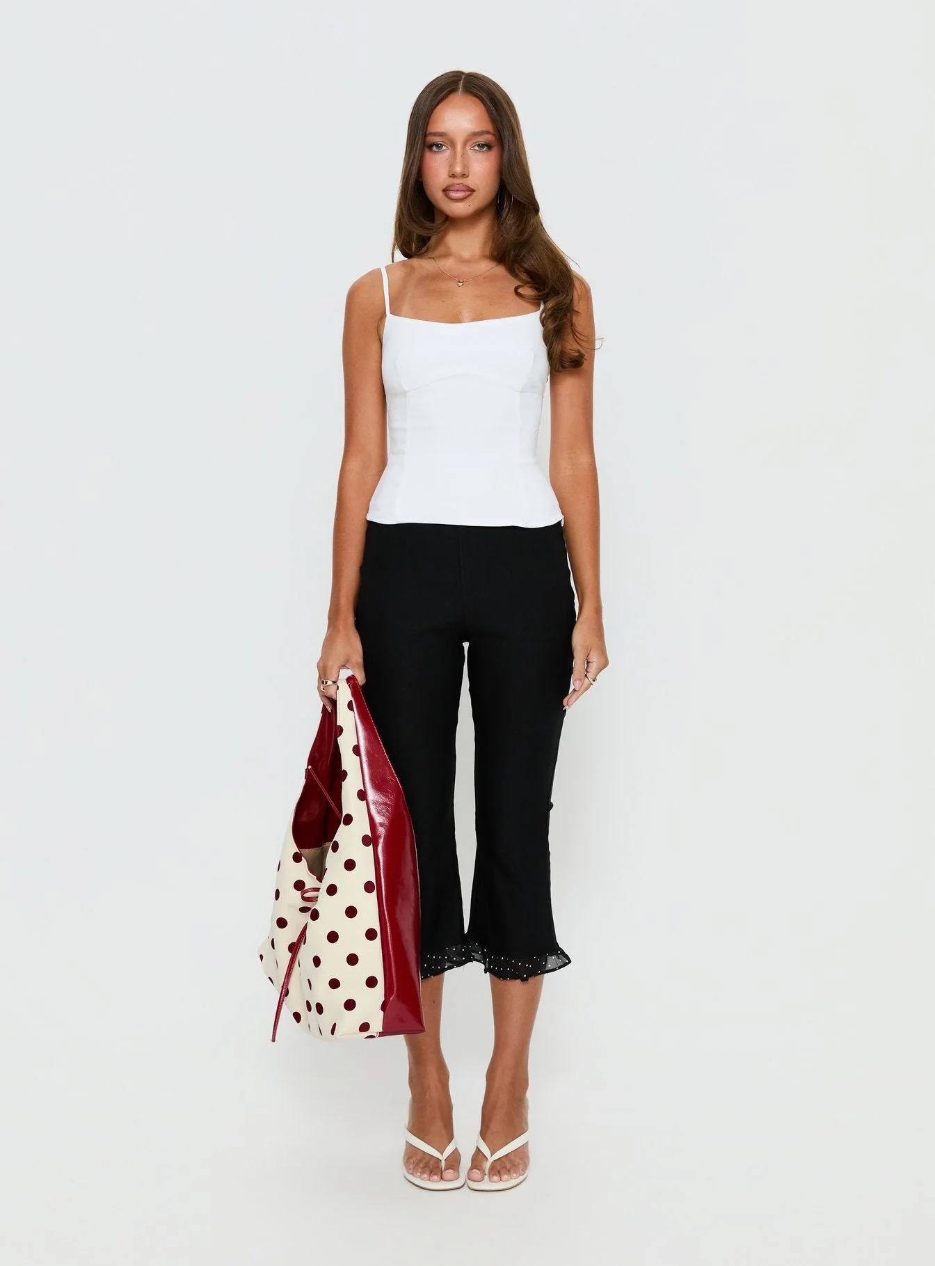 Darsie Frill Capri Black Polka Dot - Image 7