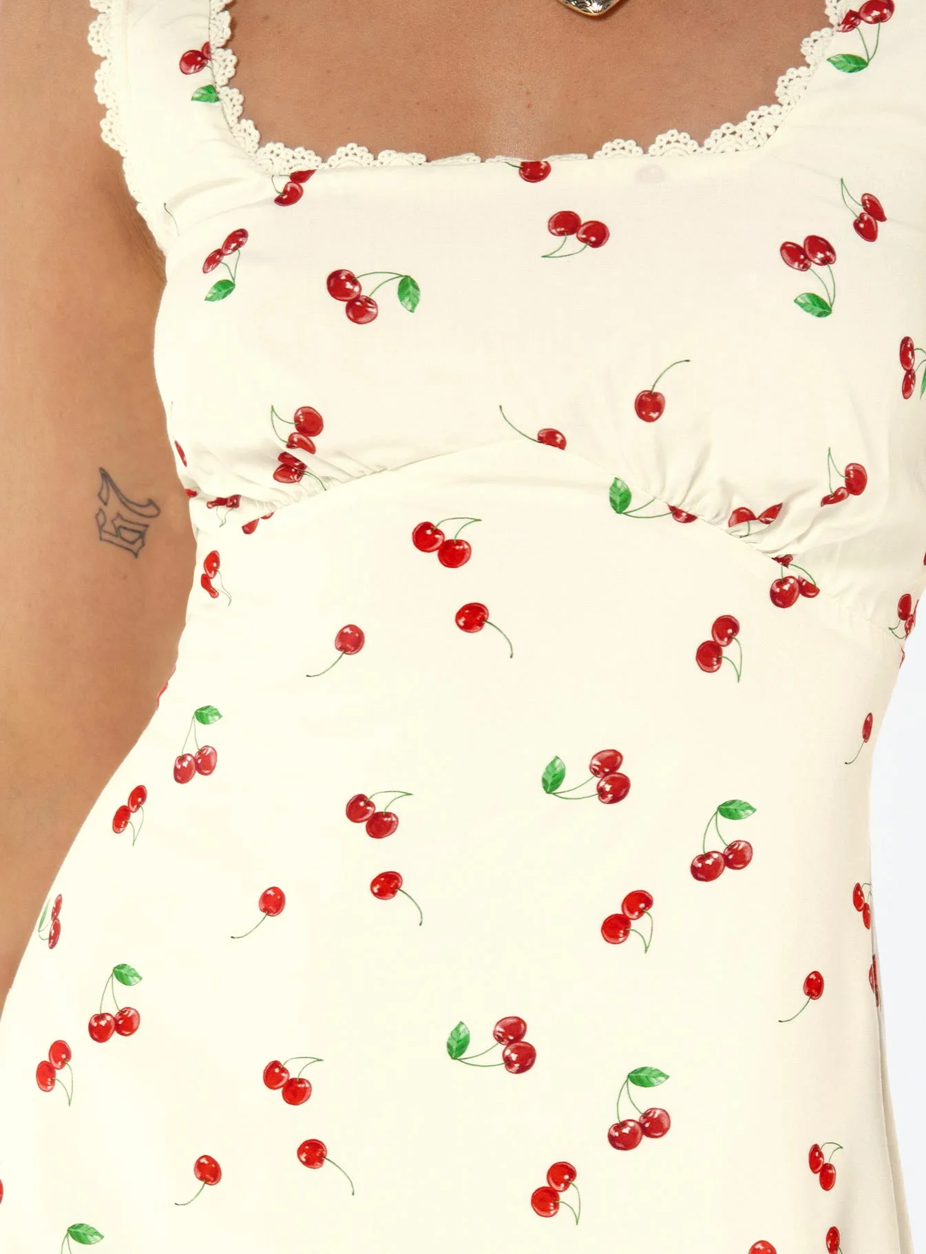 Dasha Mini Dress Cherry - Image 6