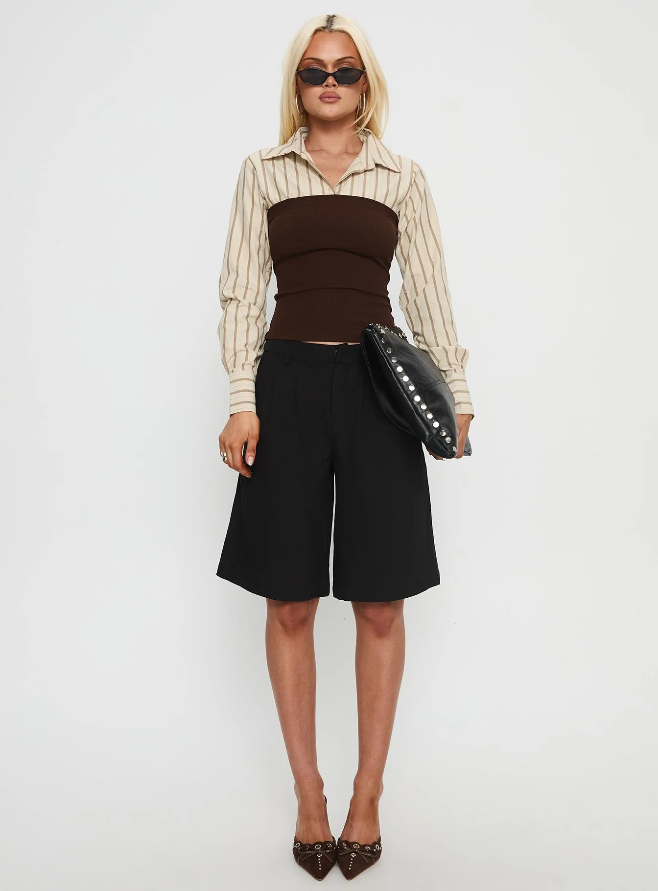 Dawnette Layered Long Sleeve Top Multi - Image 7