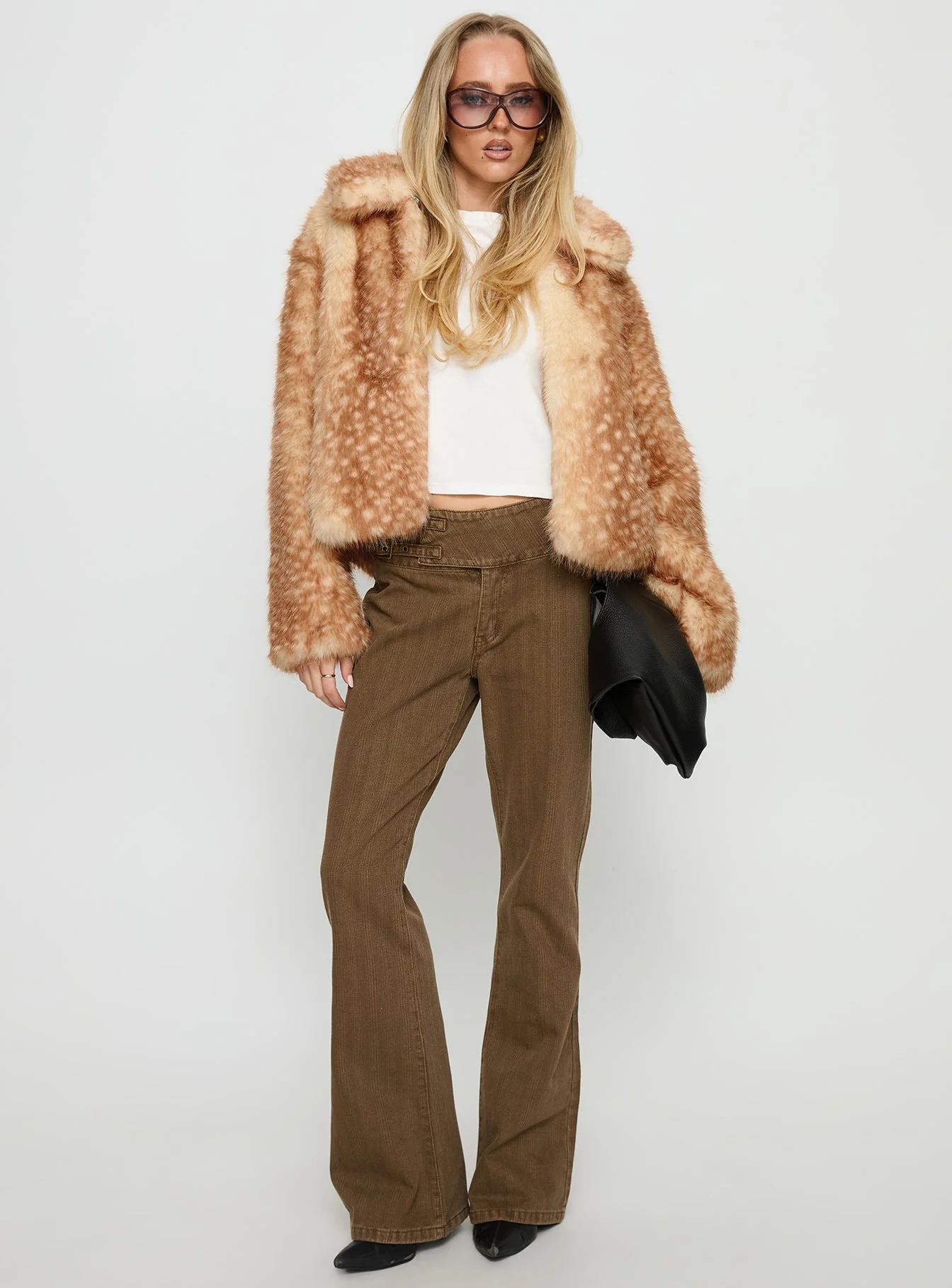 Dawnn Faux Fur Jacket Animal - Image 3