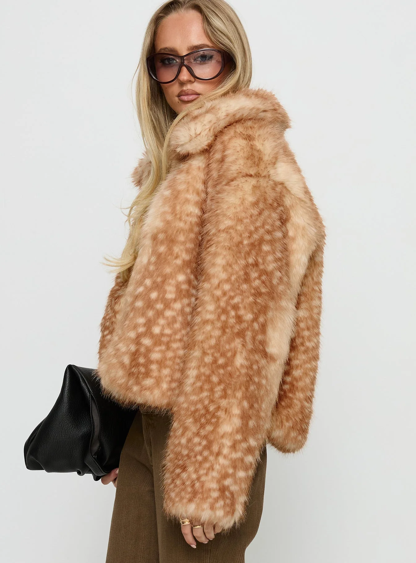 Dawnn Faux Fur Jacket Animal - Image 4