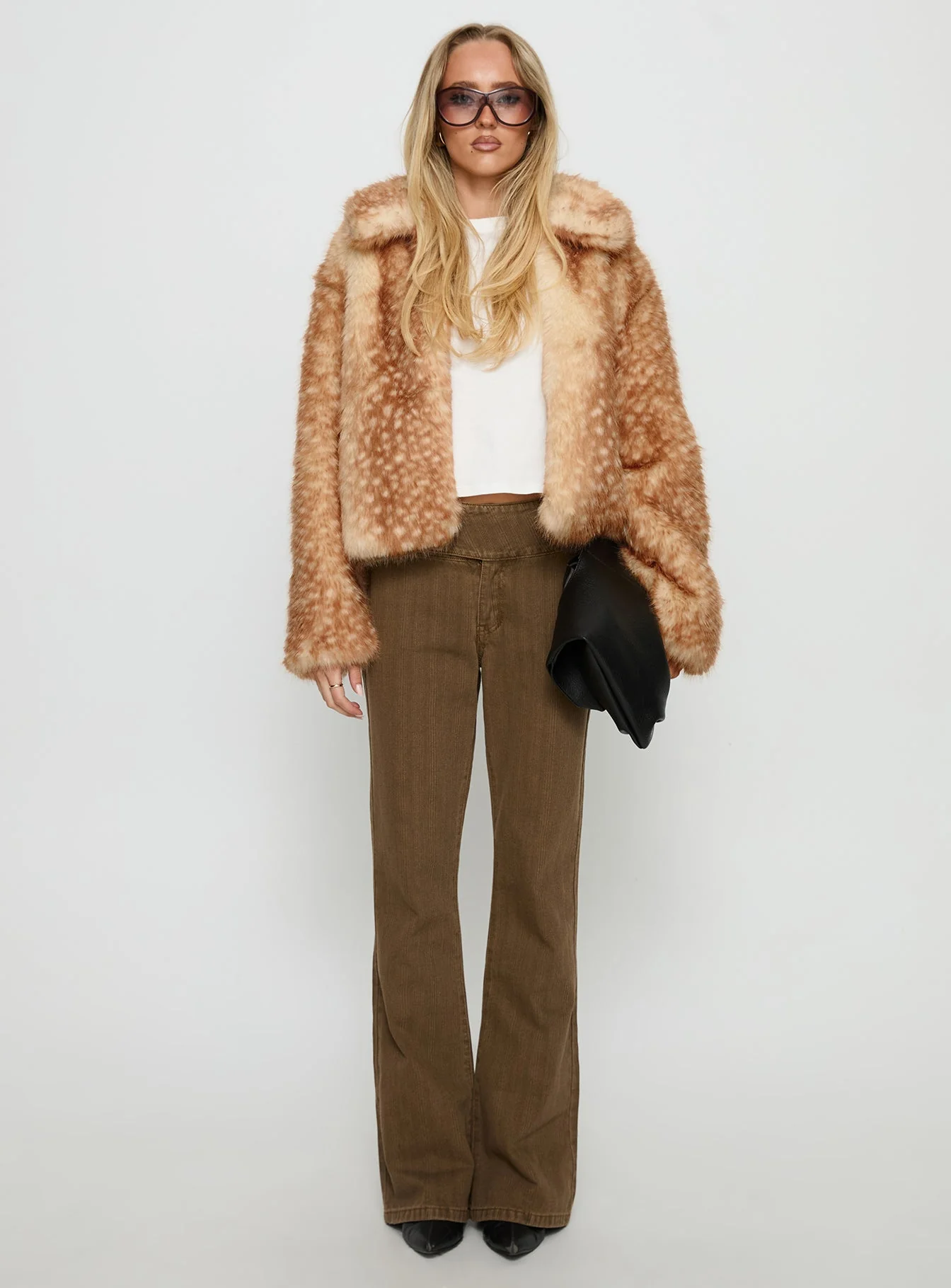 Dawnn Faux Fur Jacket Animal - Image 7