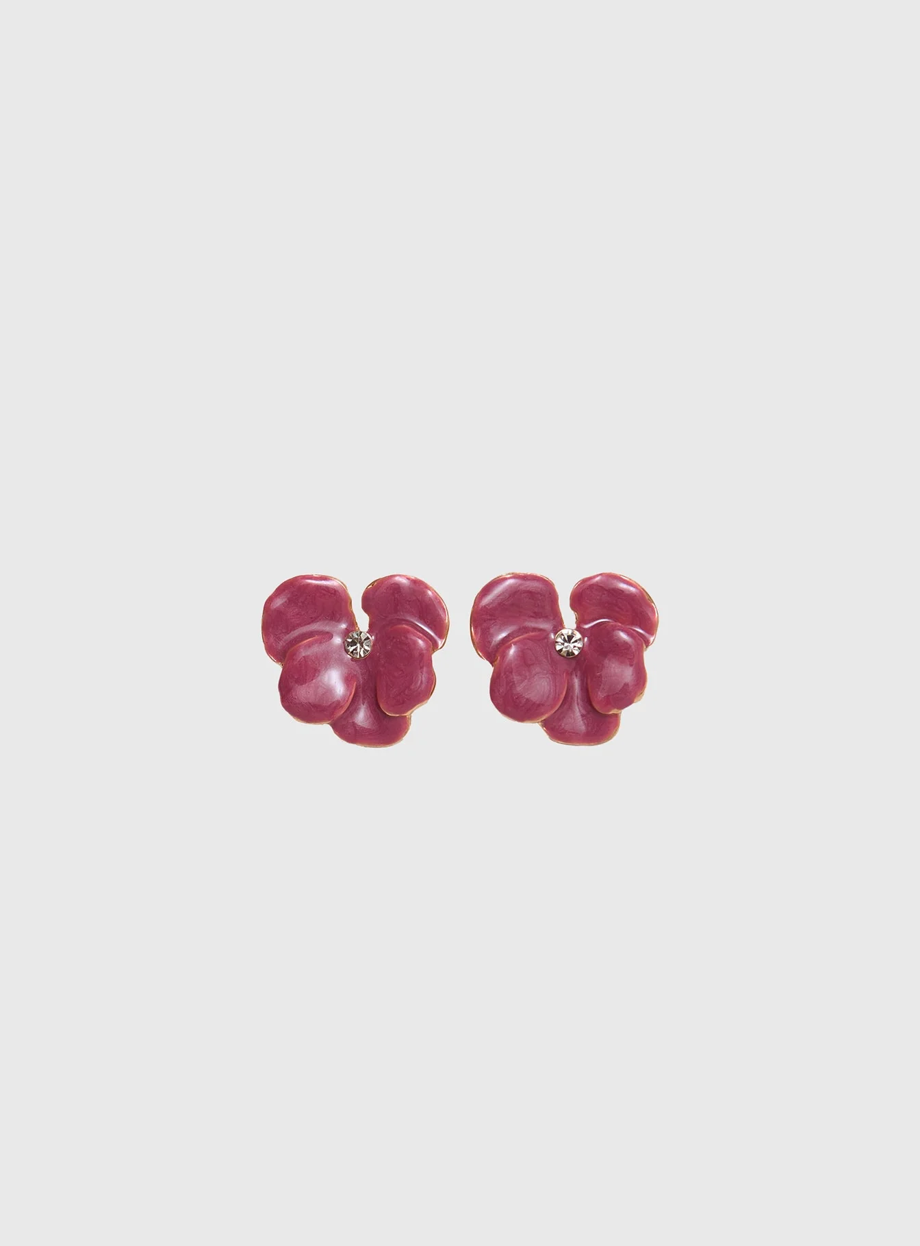 Daylight Savings Flower Earrings Pink - Image 2