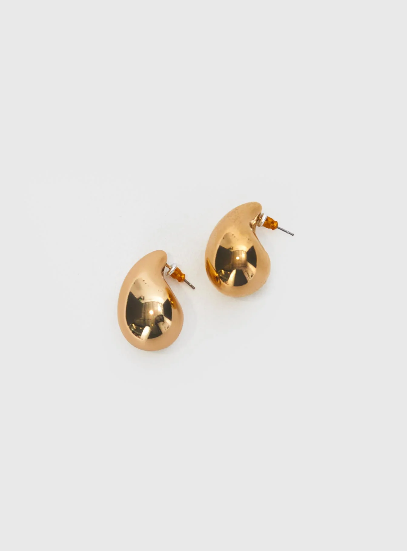 Dazzling Teardrop Earring Gold - Image 2