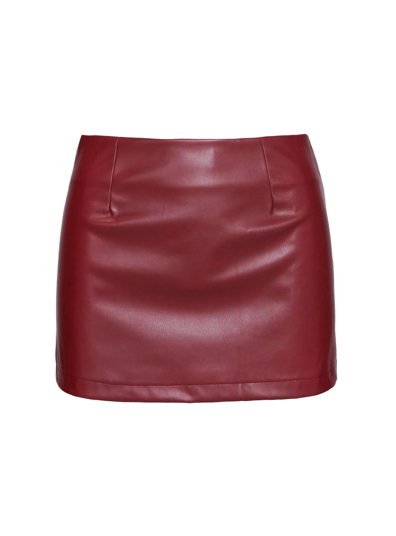 De Tigre Belted Mini Skirt Red - Image 6