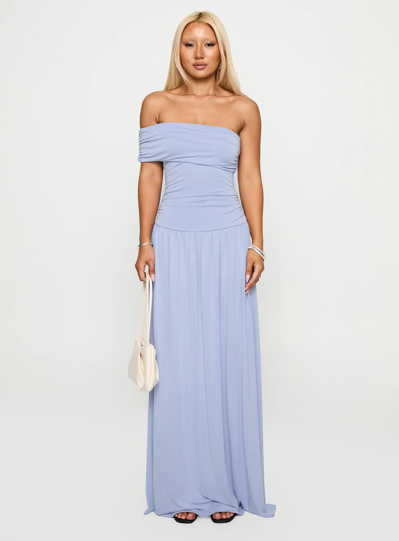 Decadence Strapless Maxi Dress Lilac - Image 7