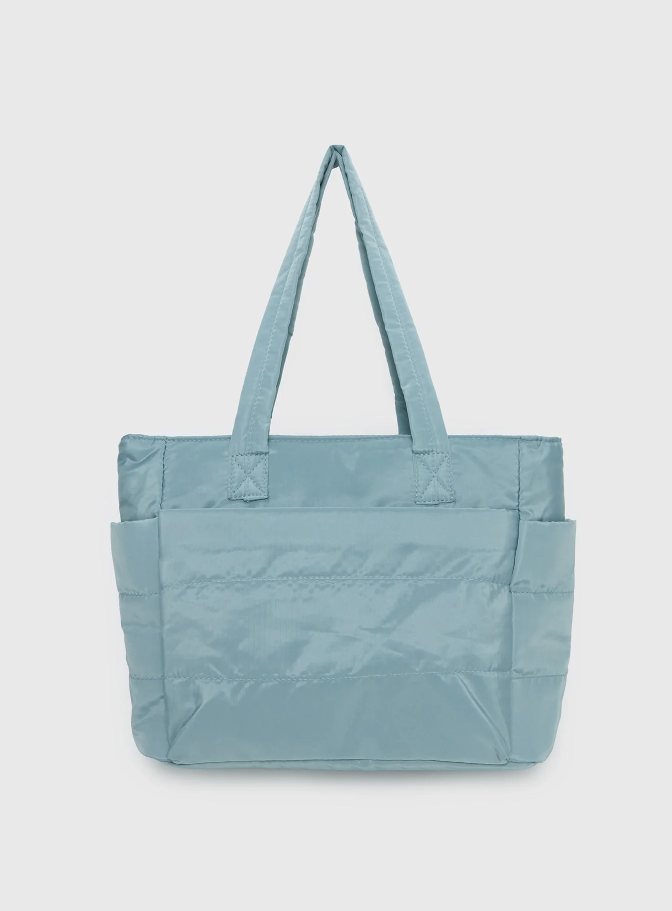 Delicacy Puff Tote Bag Blue - Image 2