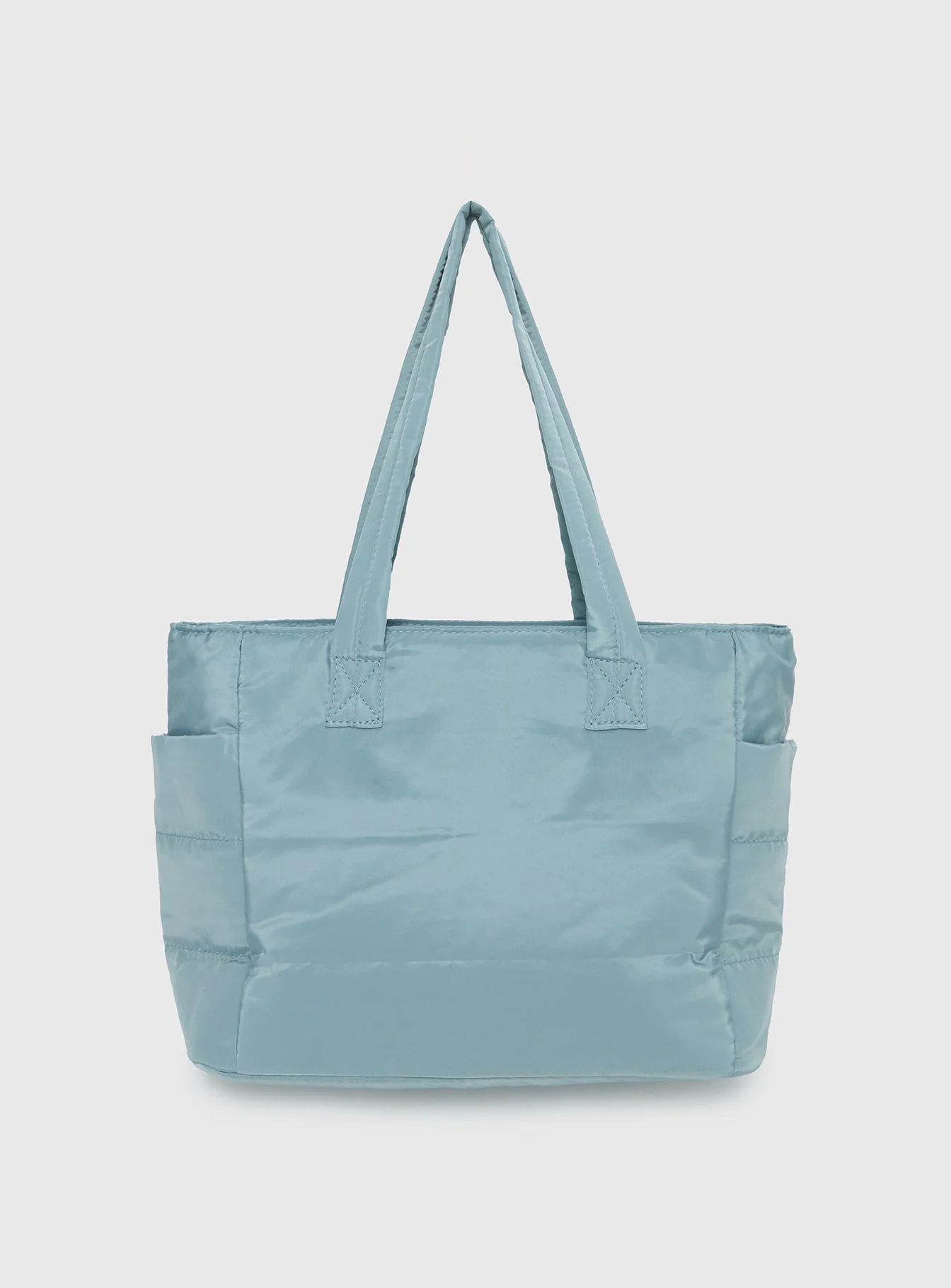 Delicacy Puff Tote Bag Blue - Image 3