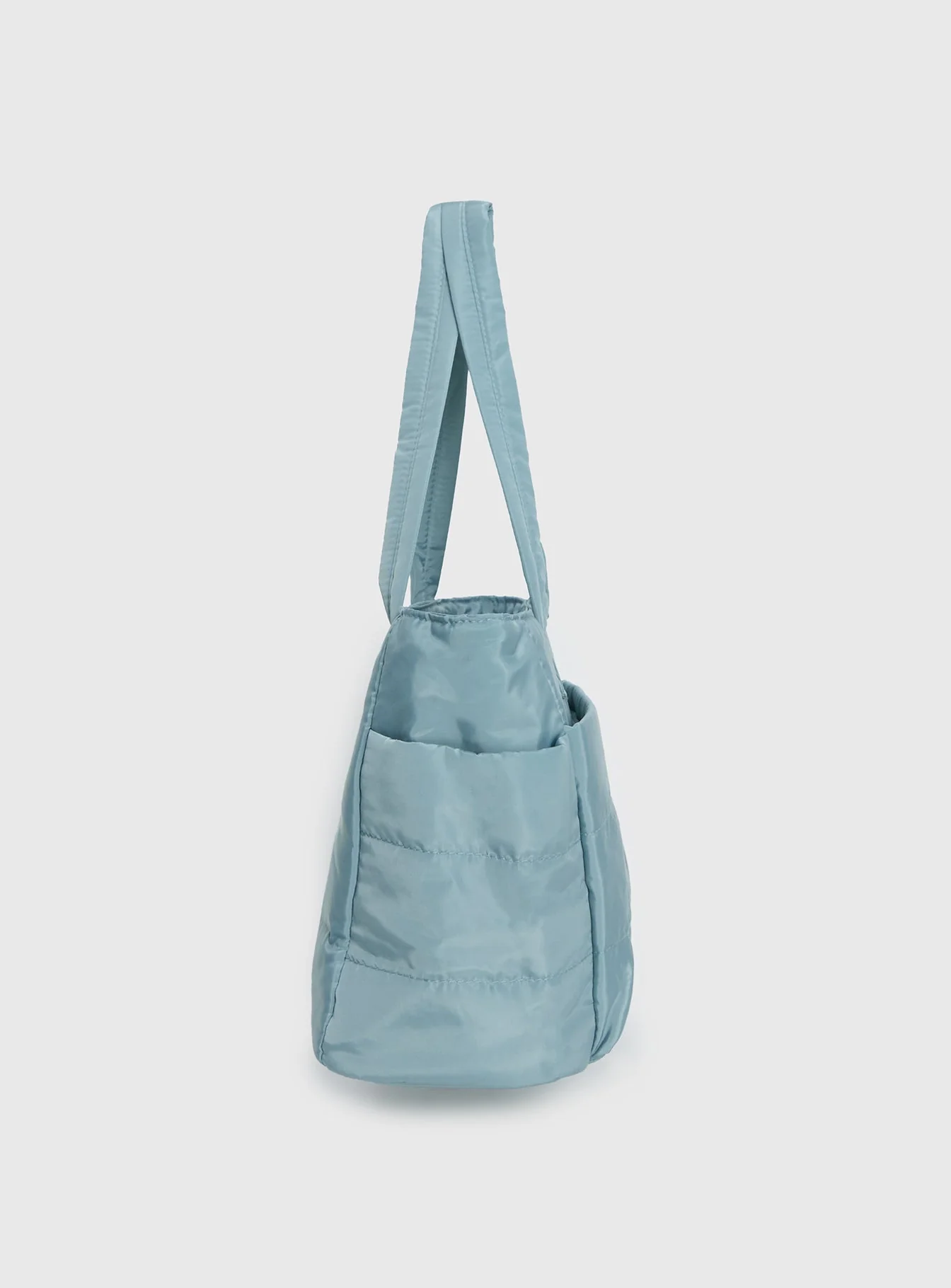 Delicacy Puff Tote Bag Blue - Image 4