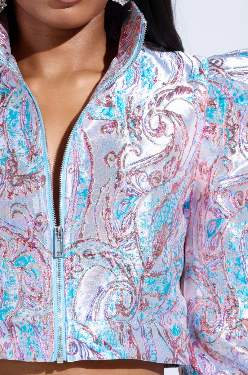 DELILAH PUFF SHOULDER BOMBER - Image 7