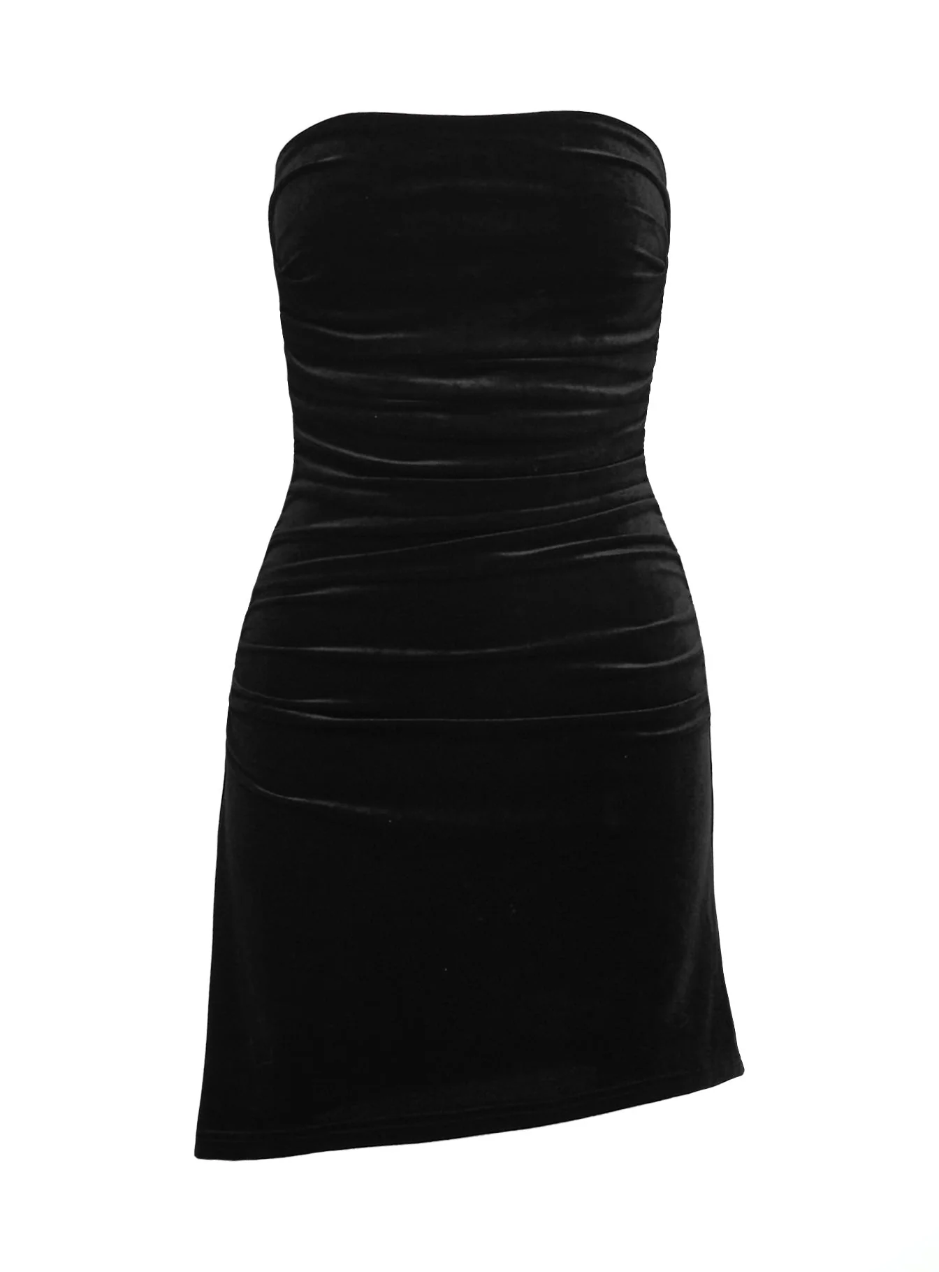 Deluxa Strapless Mini Dress Black - Image 5