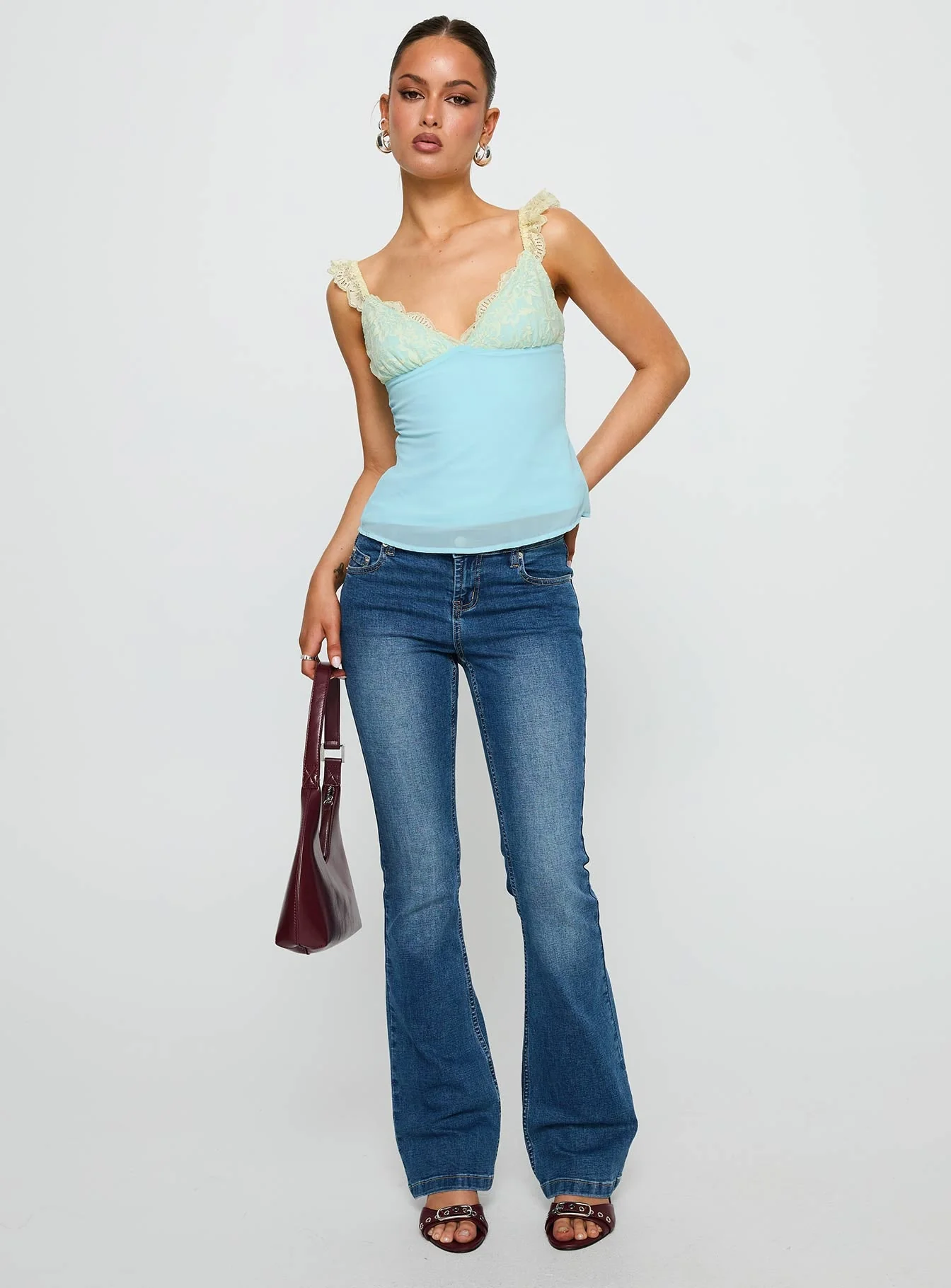 Delvonte Top Blue / Yellow - Image 2