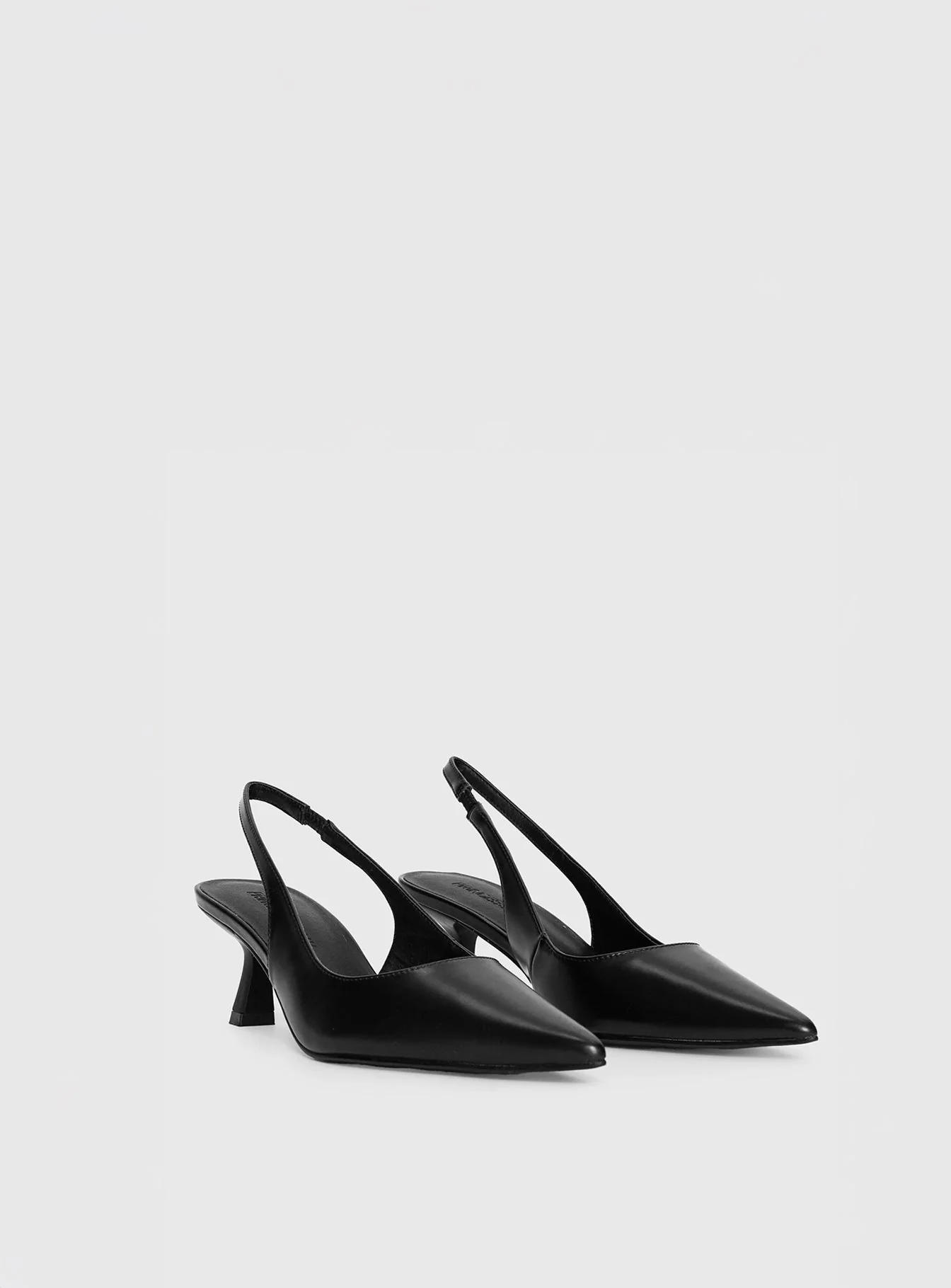 Denalia Pointed Toe Heels Black Matte - Image 3