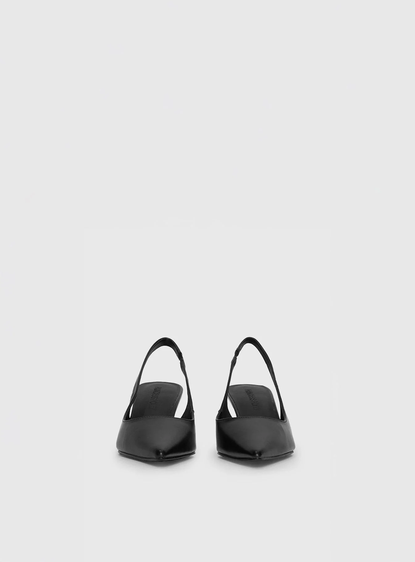 Denalia Pointed Toe Heels Black Matte - Image 4