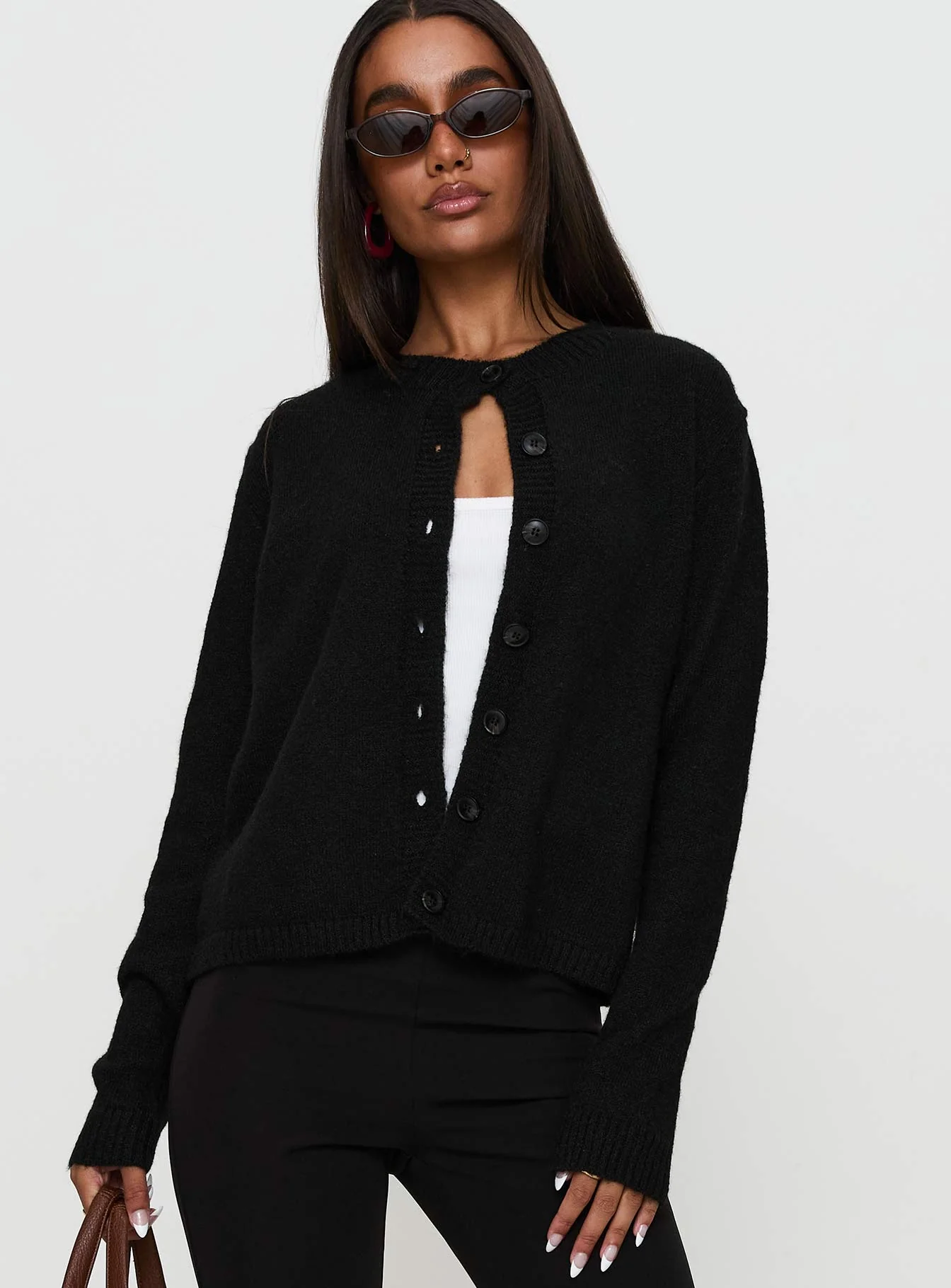 Denmark Cardigan Black - Image 2