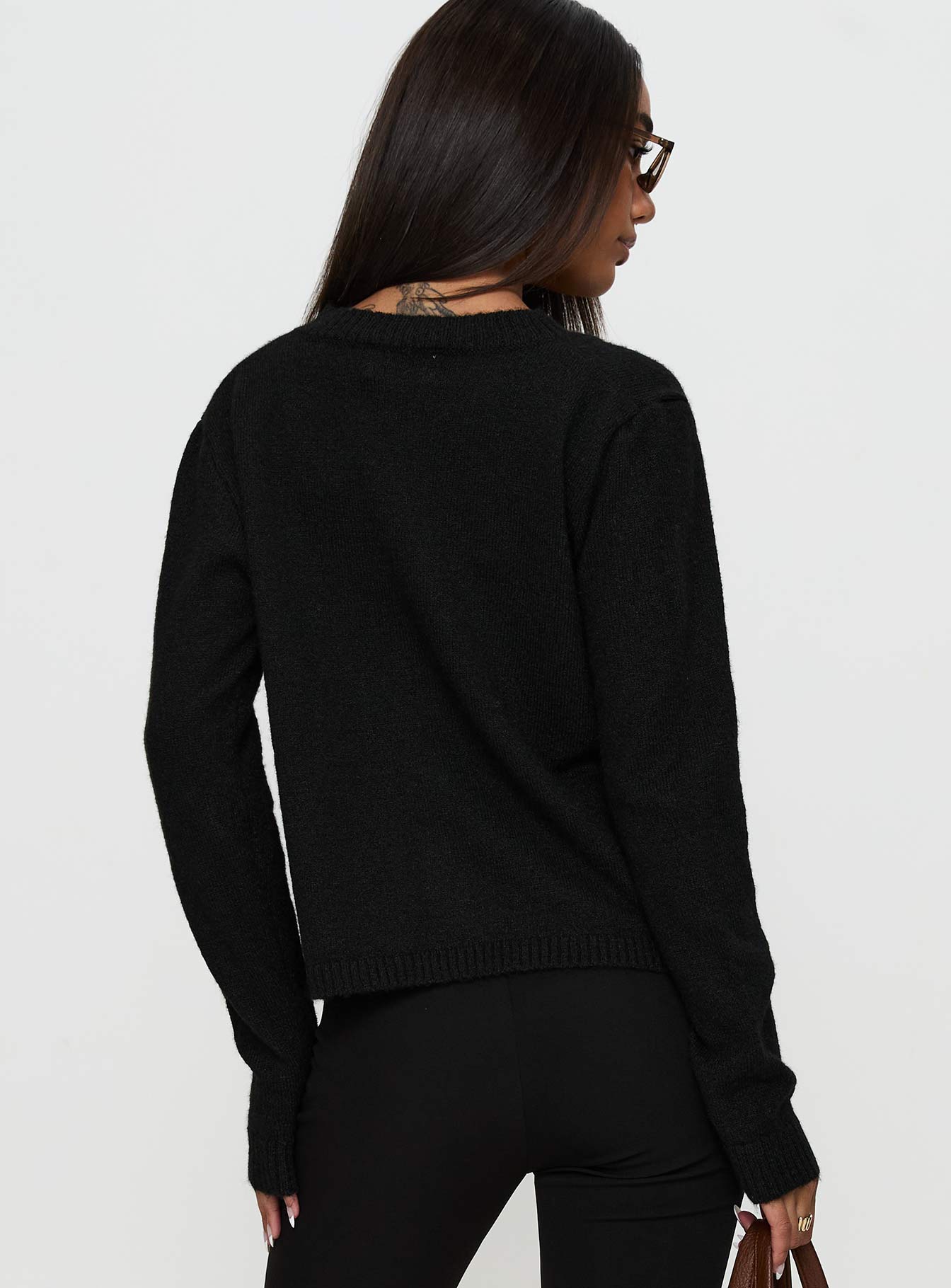 Denmark Cardigan Black - Image 5