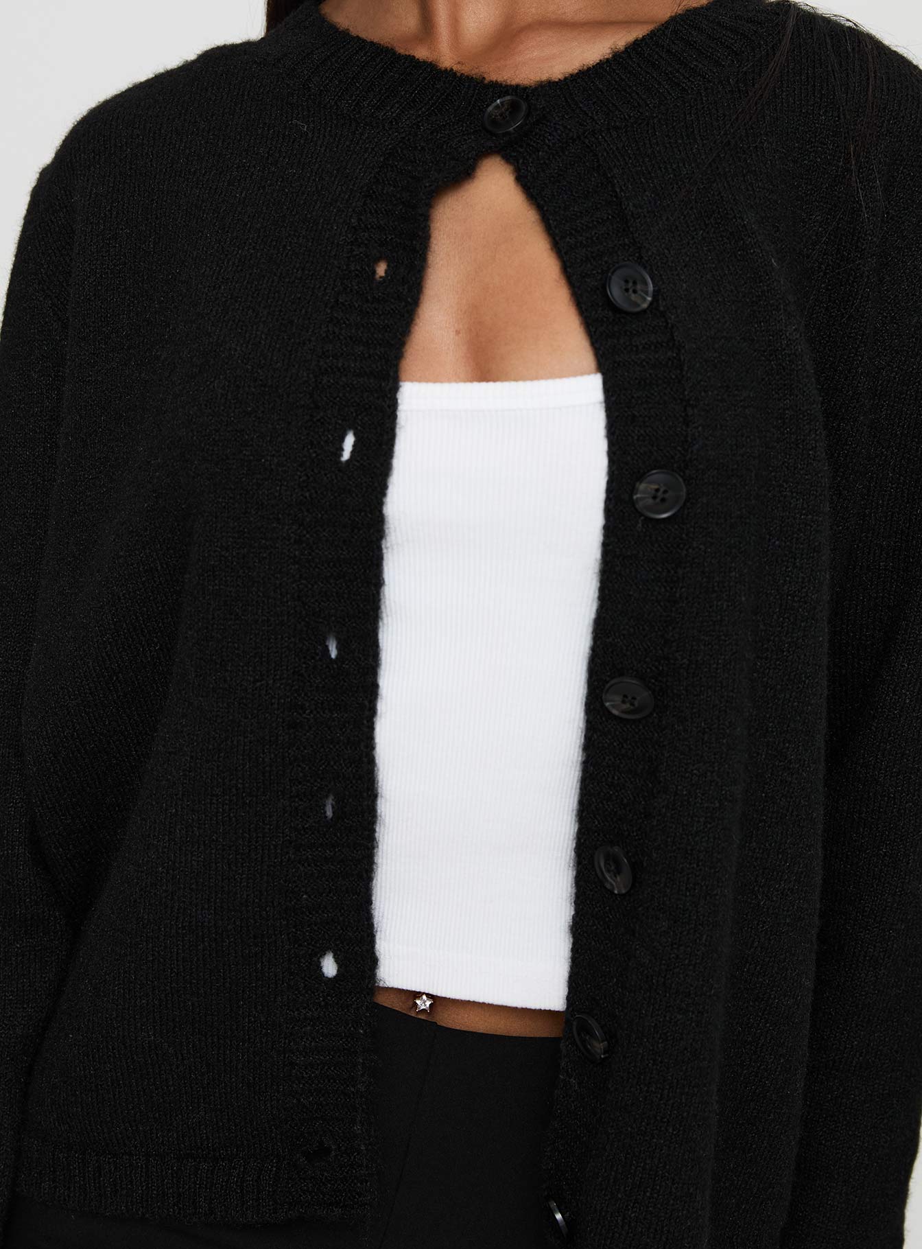 Denmark Cardigan Black - Image 6