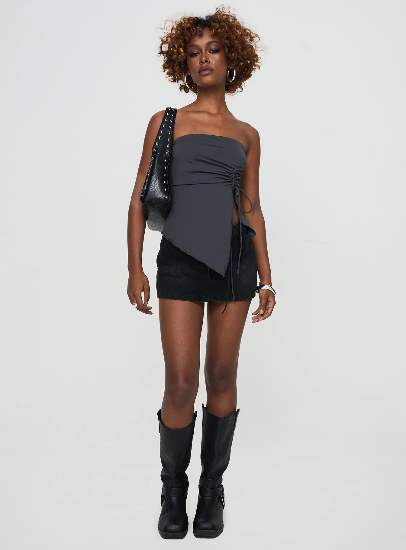 Dessy Strapless Top Slate - Image 3