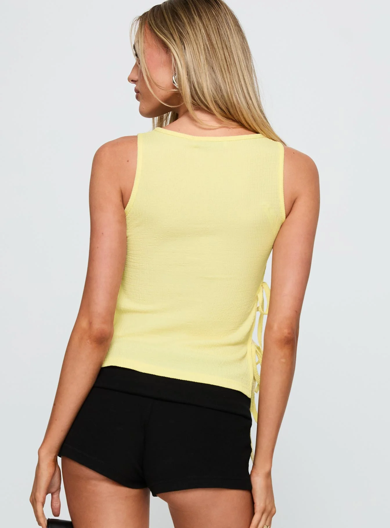 Dignity Tie Side Top Yellow - Image 5