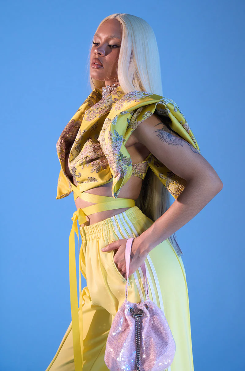 DION STATEMENT BOLERO IN YELLOW - Image 2