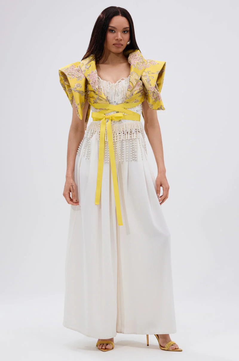 DION STATEMENT BOLERO IN YELLOW - Image 8