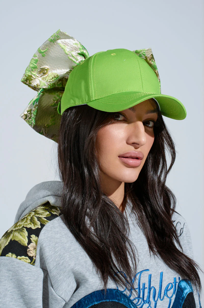 DIVINE DREAMS BROCADE BOW HAT - Image 3