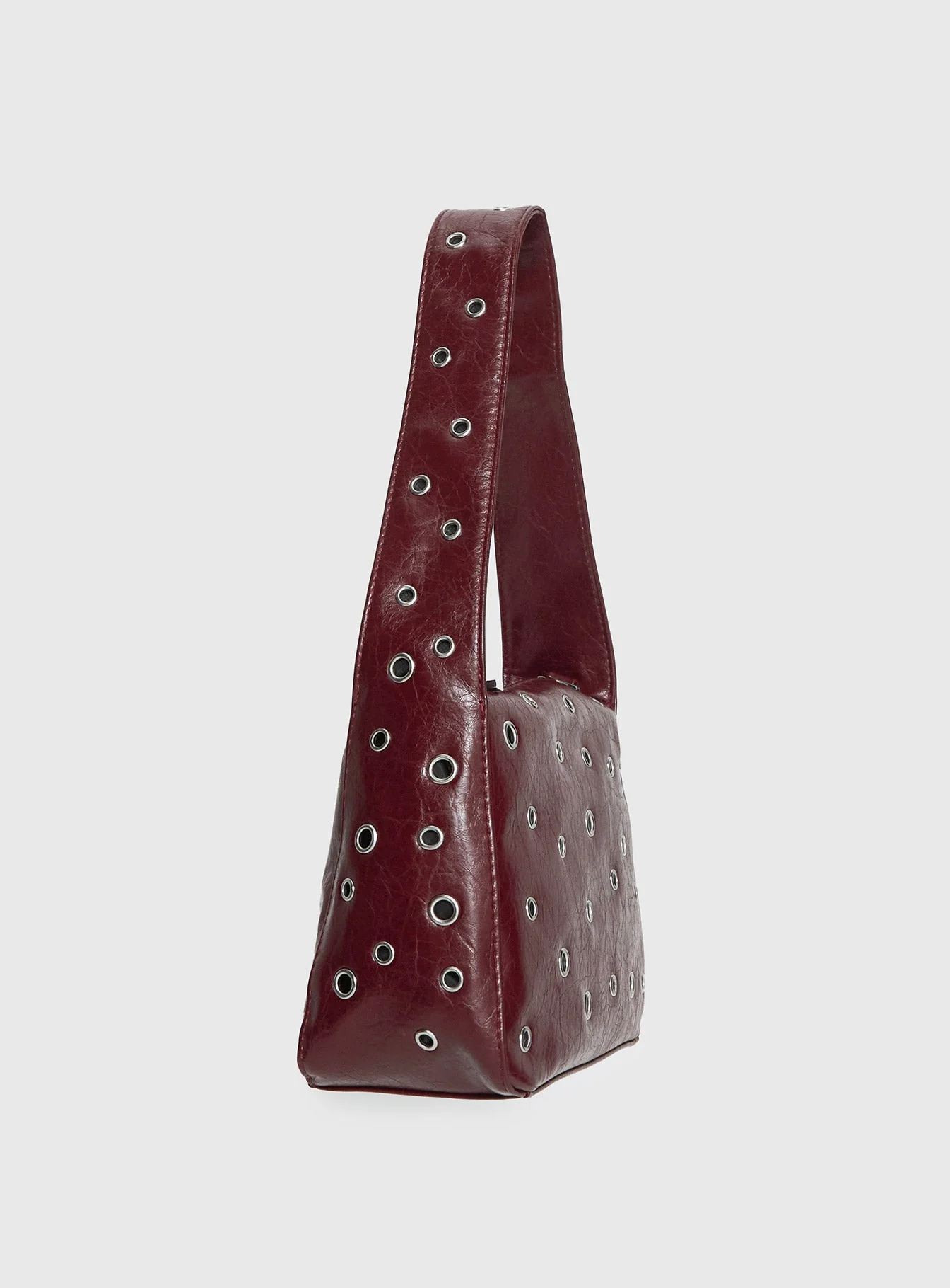 Dream Came True Eyelet Shoulder Bag Cherry - Image 3