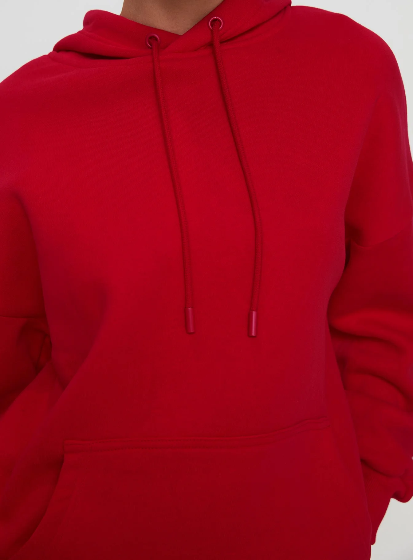 Dream Fleece Classic Hoodie Red - Image 6