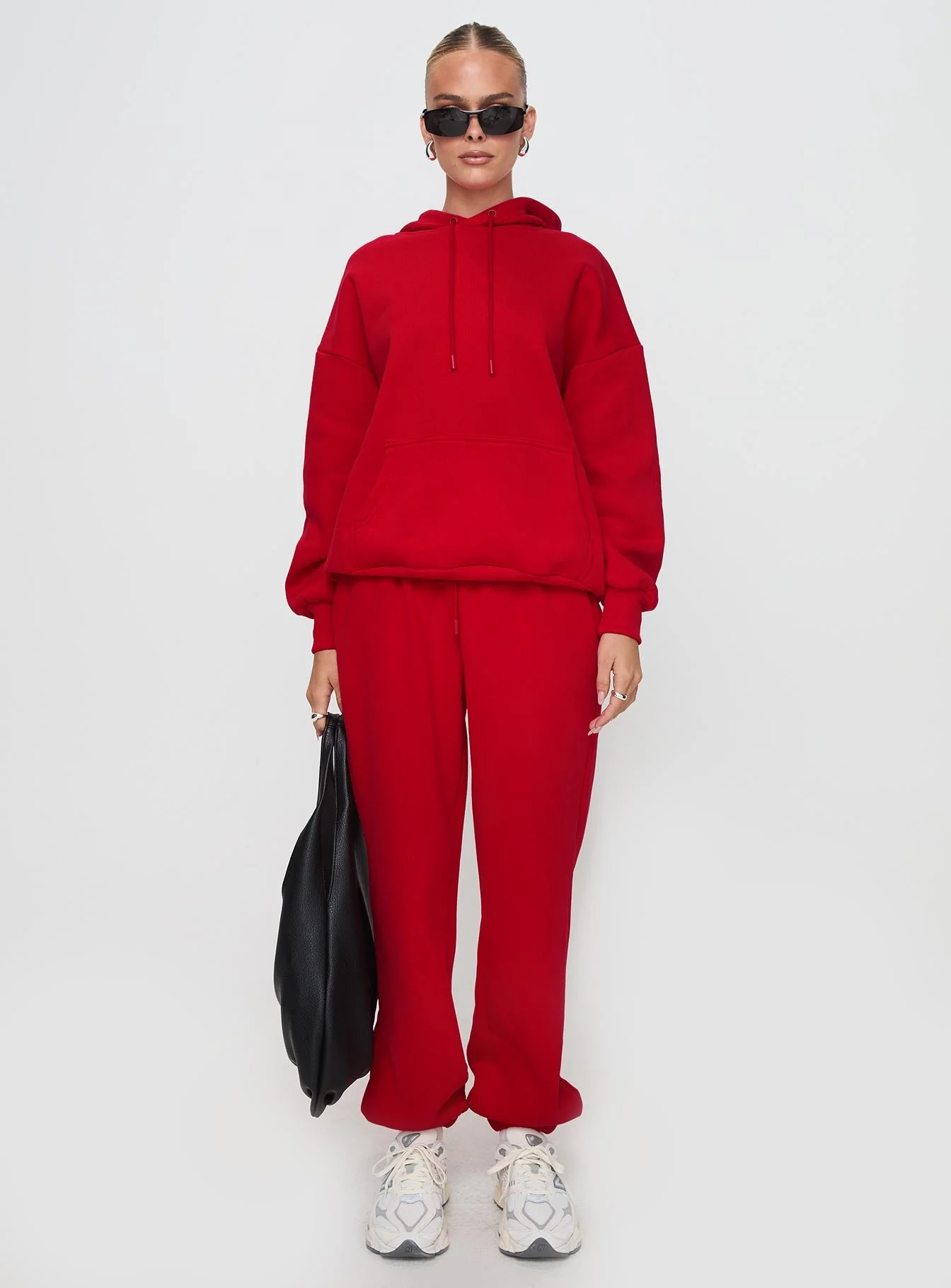 Dream Fleece Classic Hoodie Red - Image 7