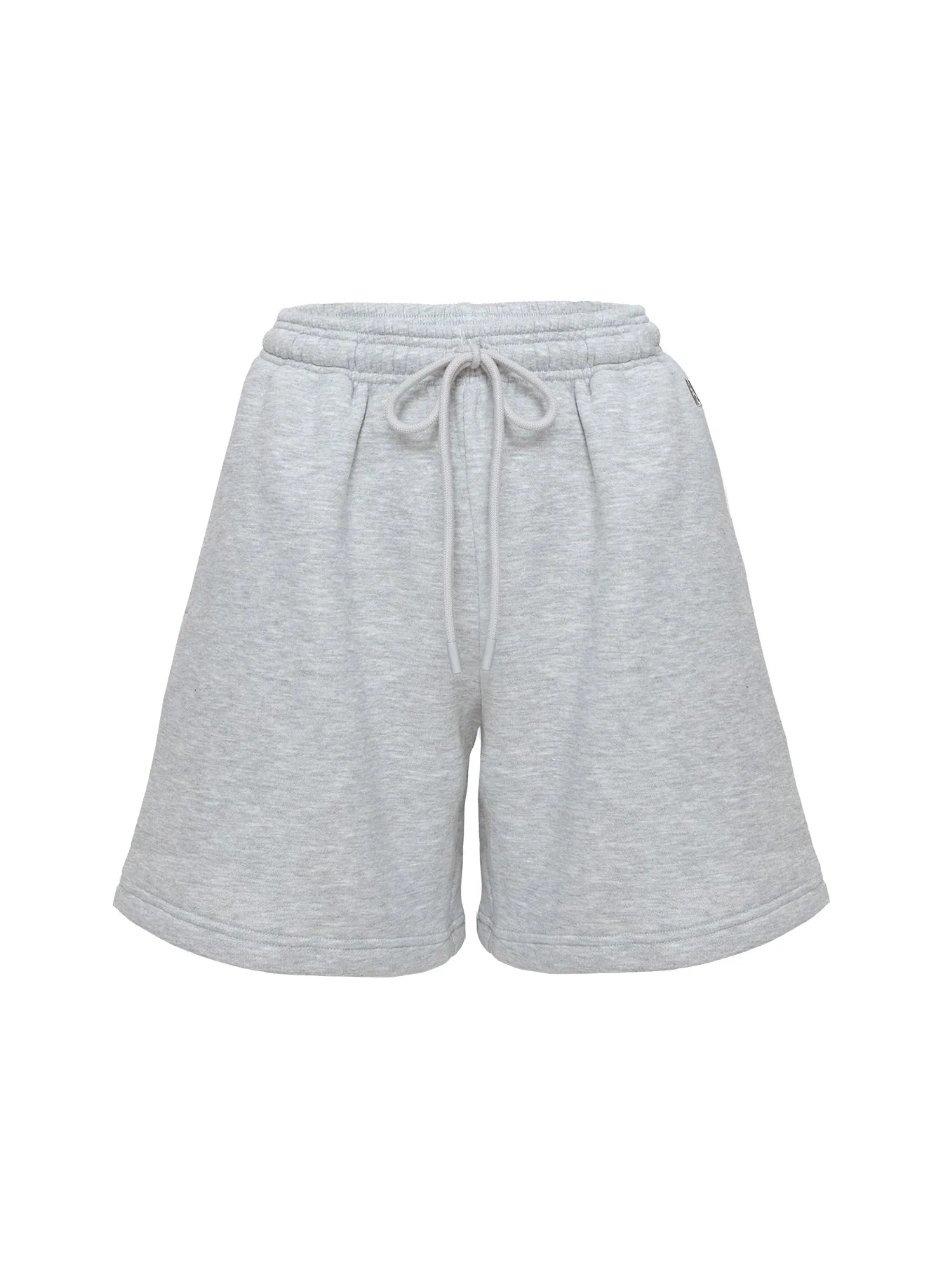 Dream Fleece Longline Shorts Grey Marle - Image 5