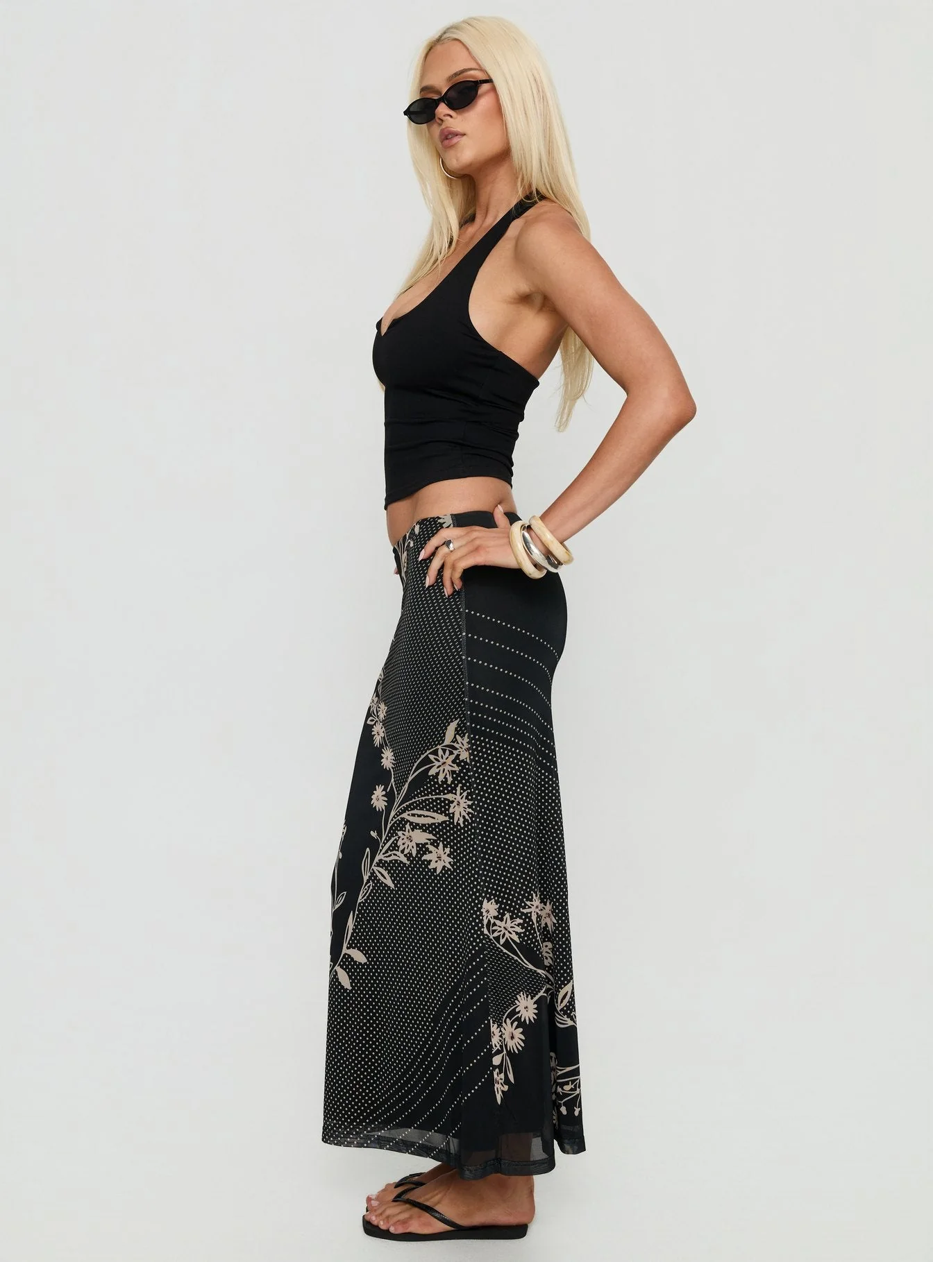 Dreamers Midi Skirt Multi Floral - Image 3
