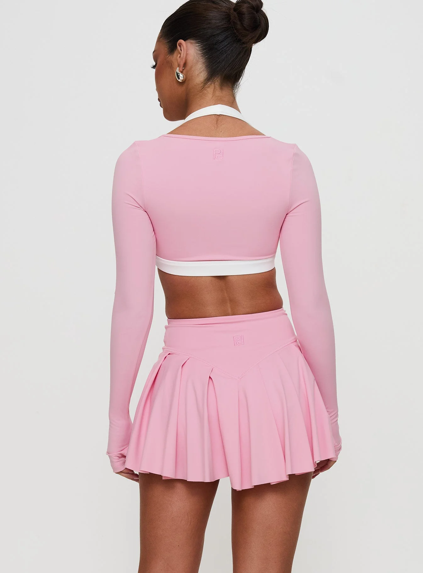 Dynamic Pleat Active Skort Pink - Image 5