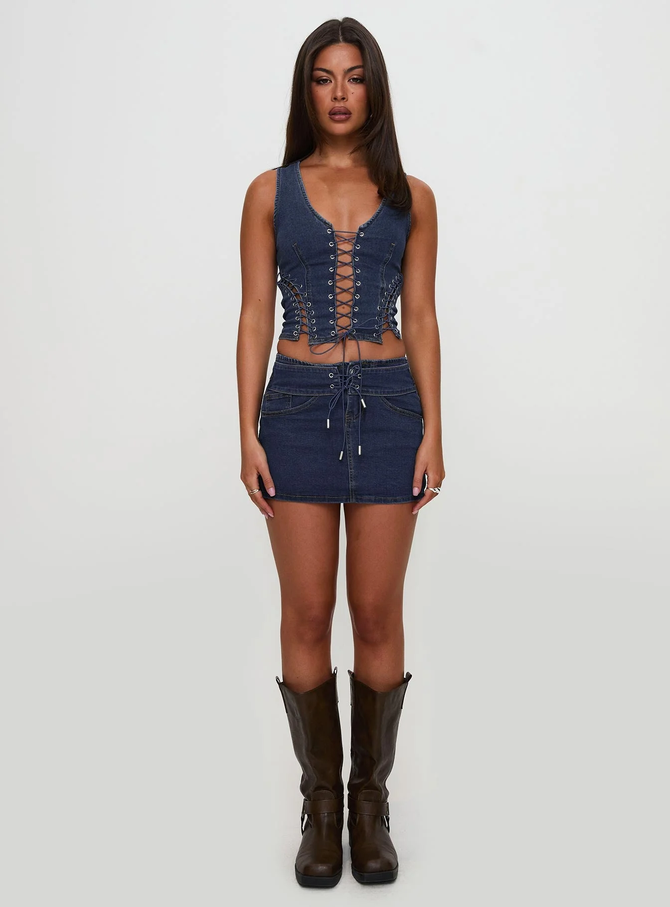 Edenette Top Mid Blue Wash - Image 10