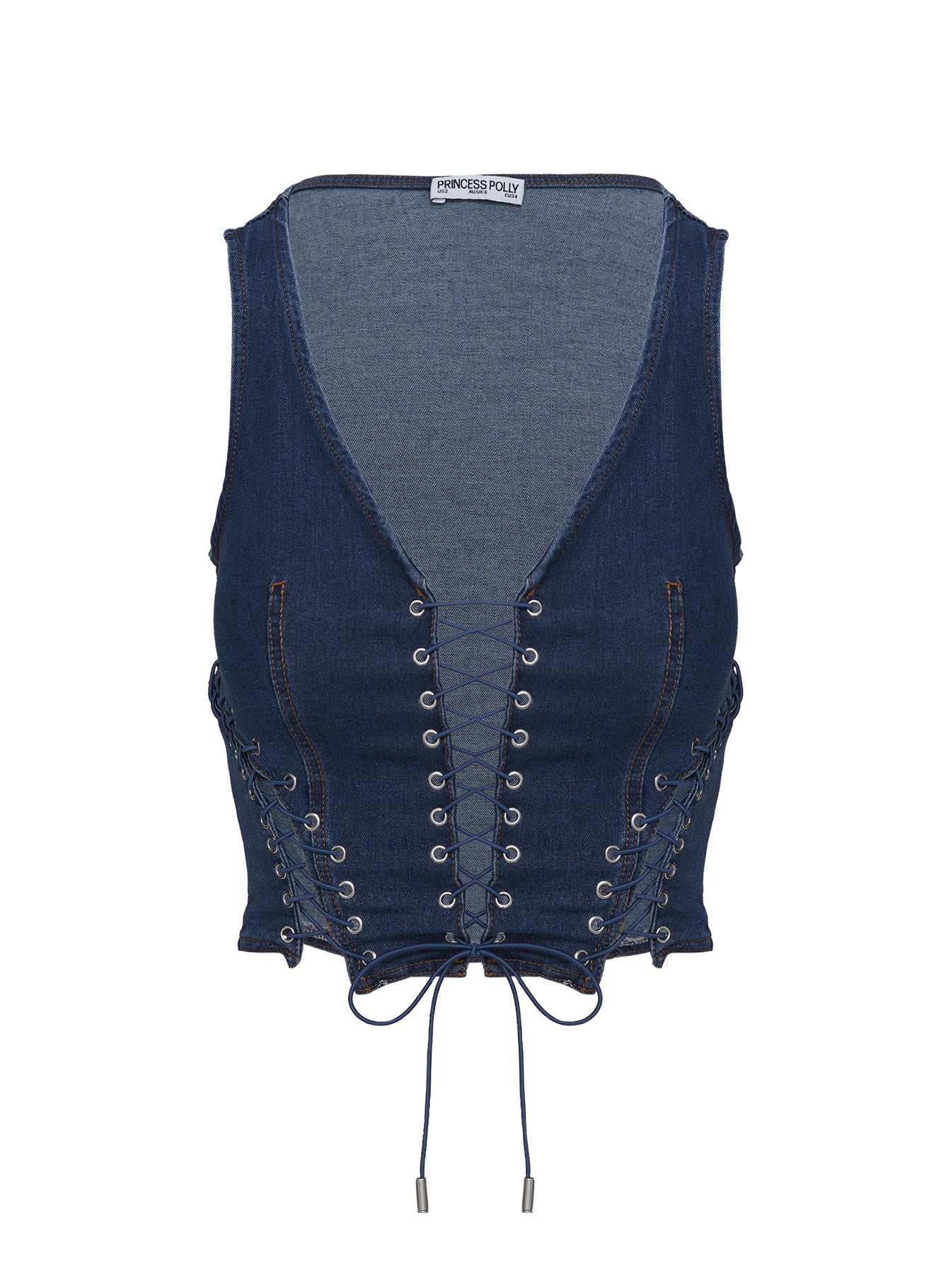 Edenette Top Mid Blue Wash - Image 11