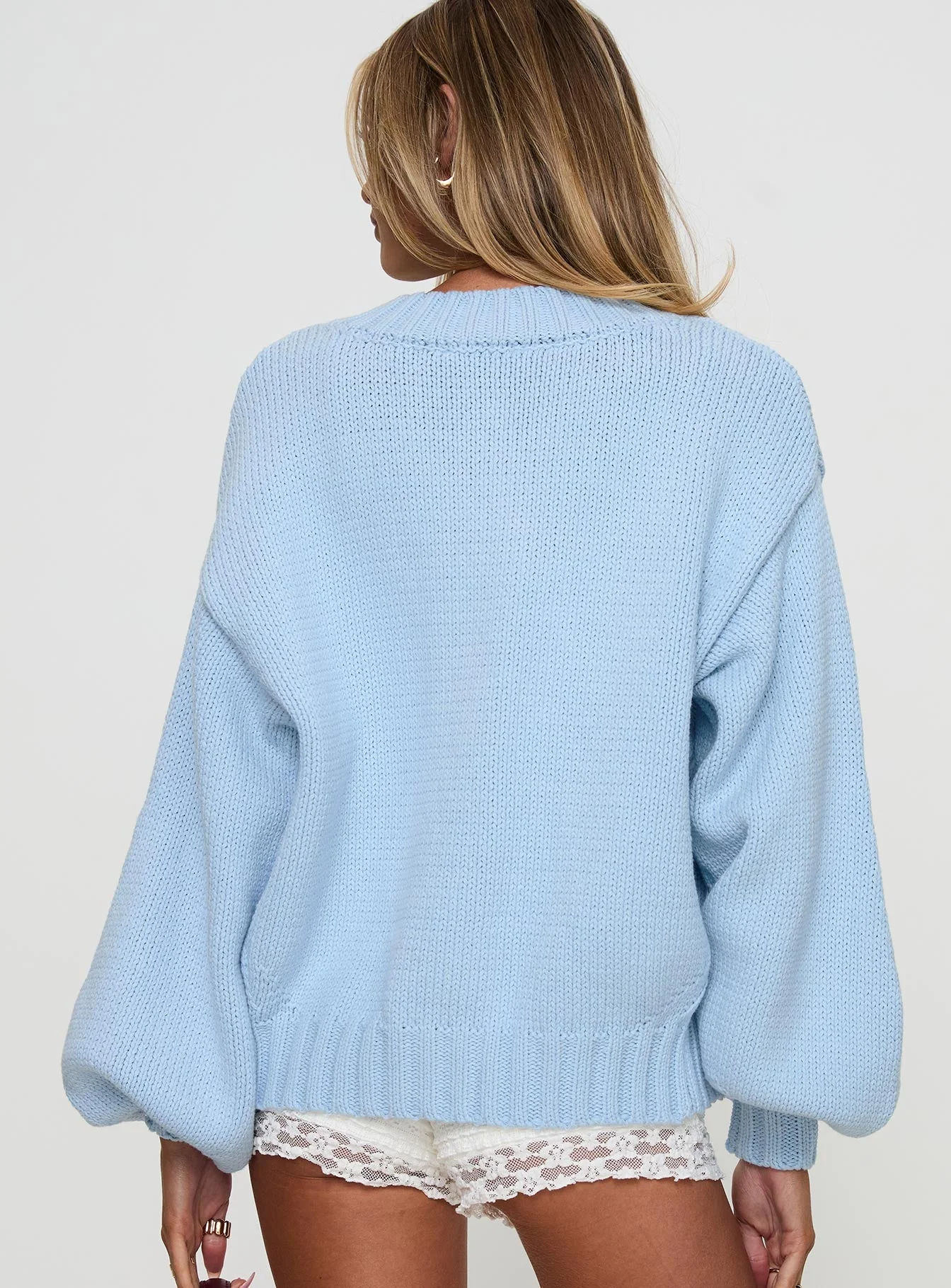 Edern Cardigan Blue - Image 5