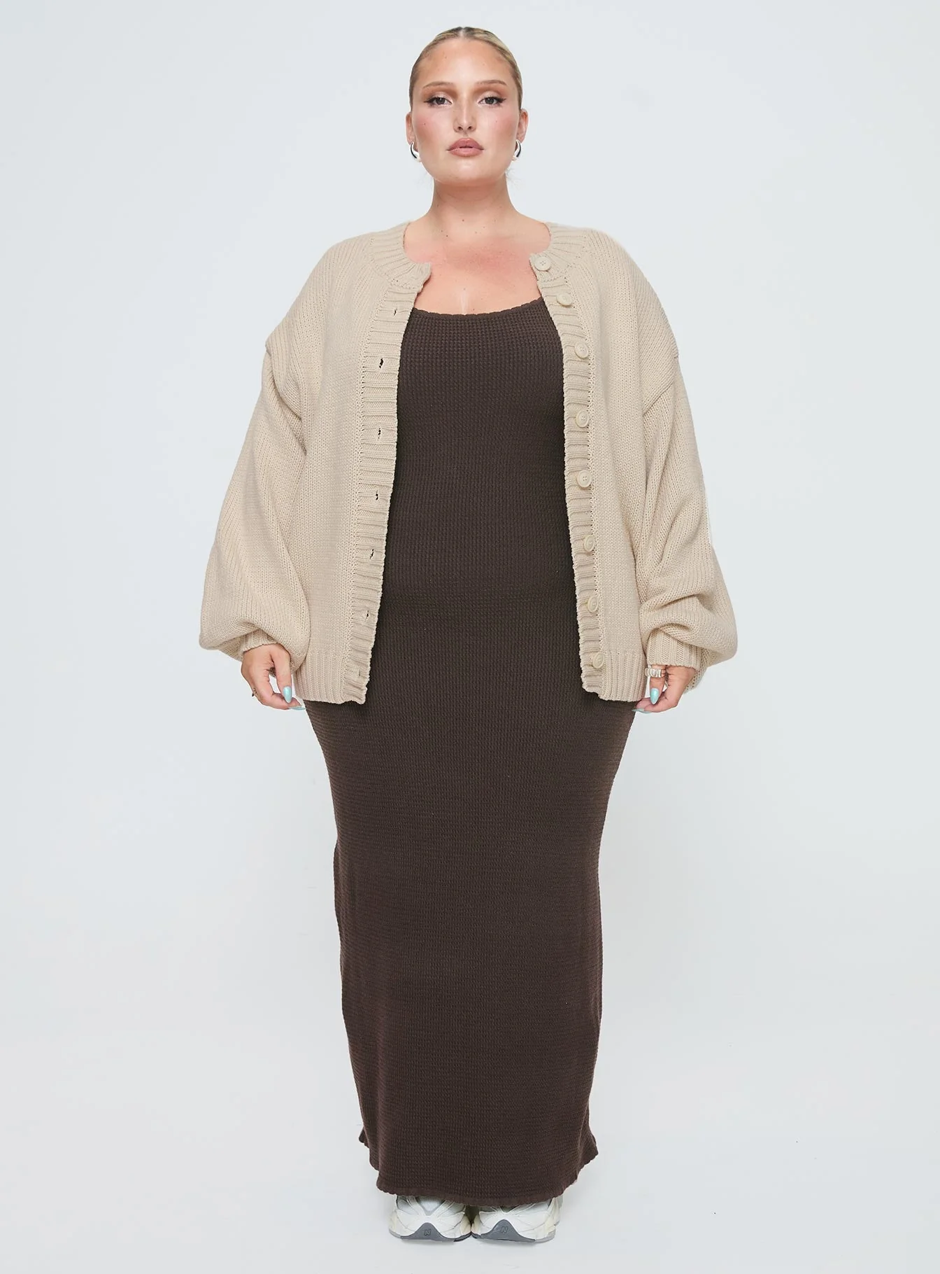 Edern Cardigan Cream Curve - Image 6