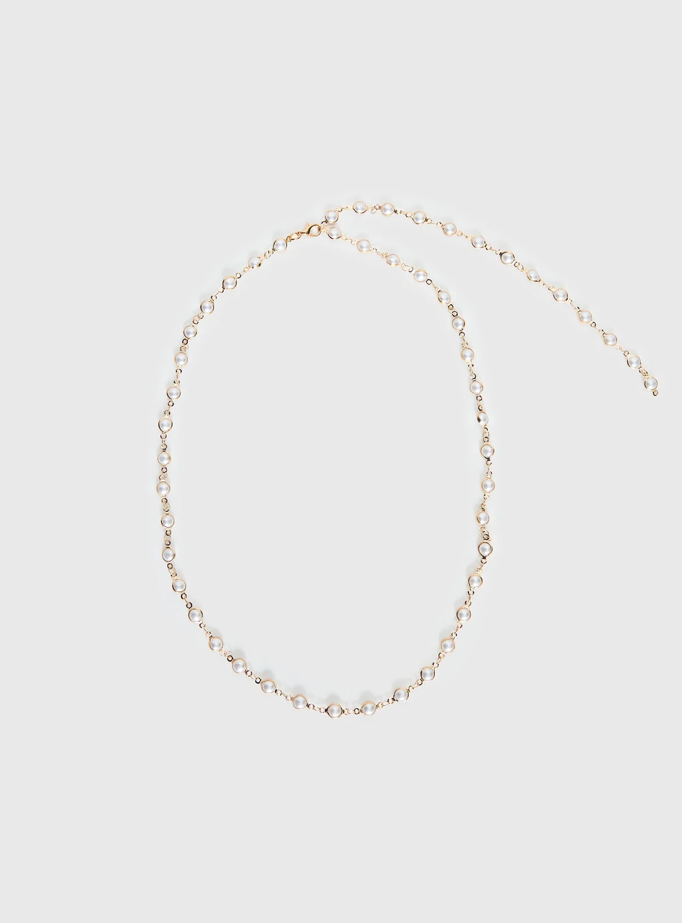 Elenita Long Necklace Gold - Image 2