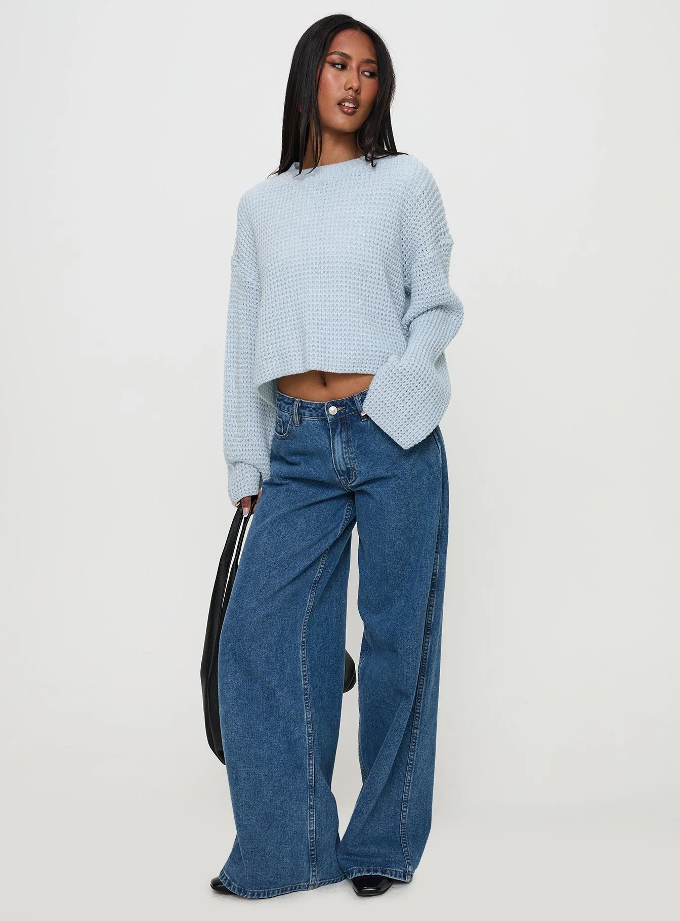 Elinda Knit Sweater Blue - Image 2