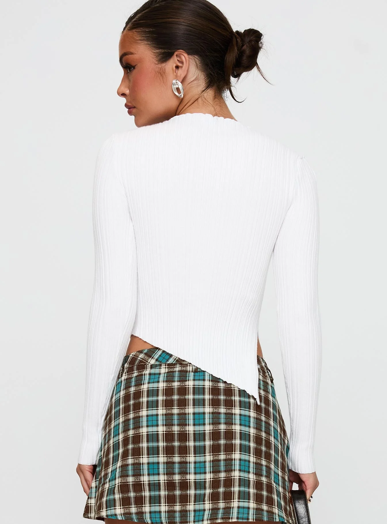Ellara Long Sleeve Top White - Image 5