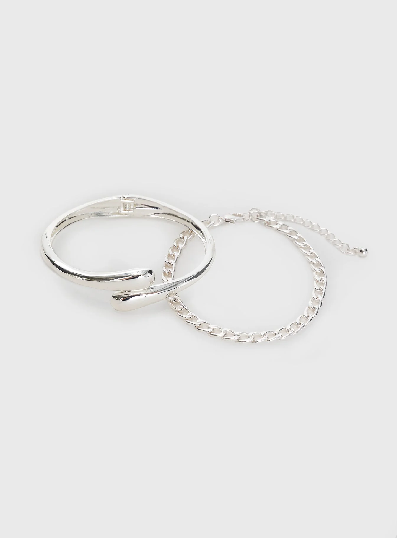 Elle Bracelet Set Silver - Image 3