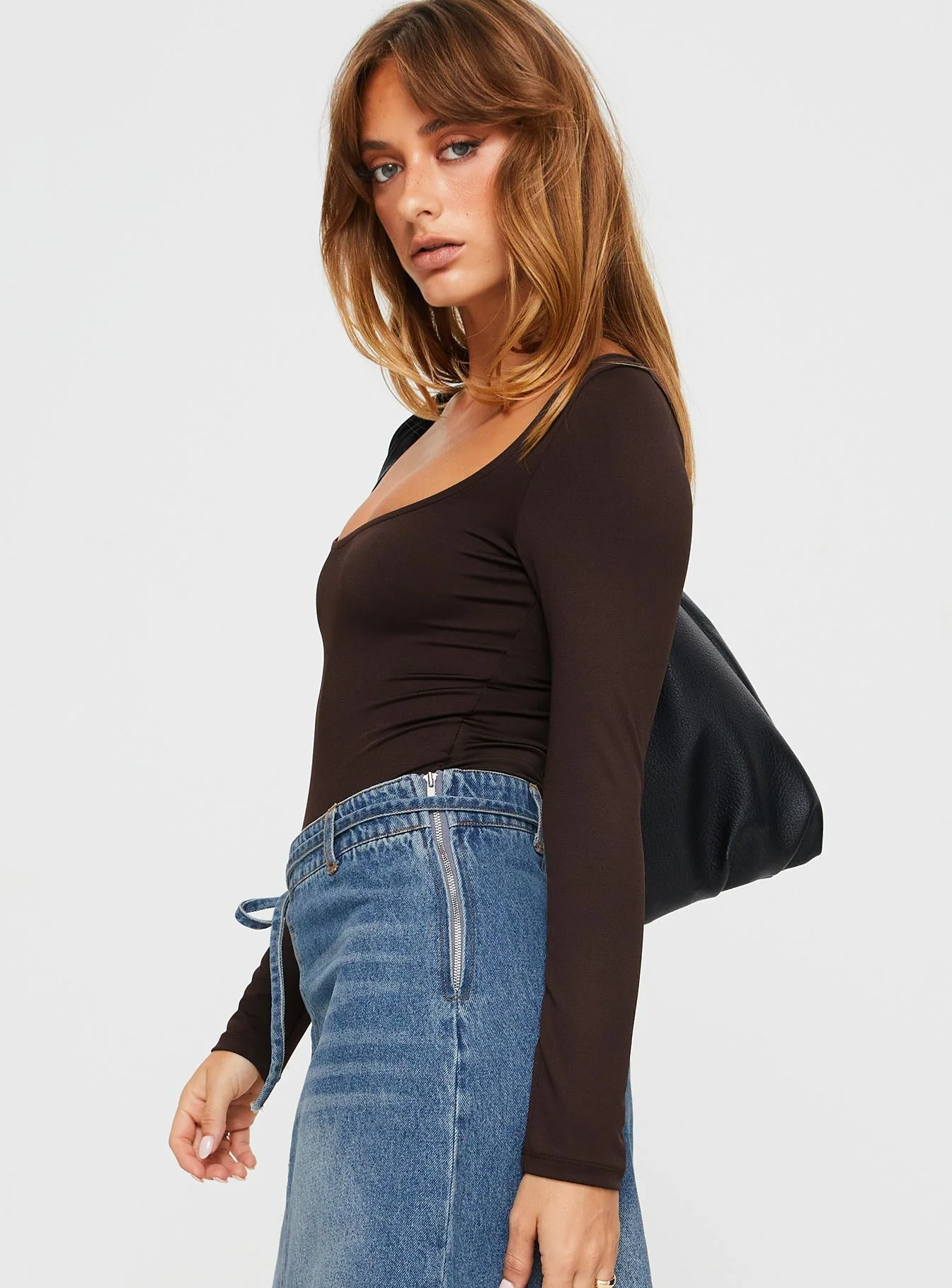 Ellery Bodysuit Brown - Image 4