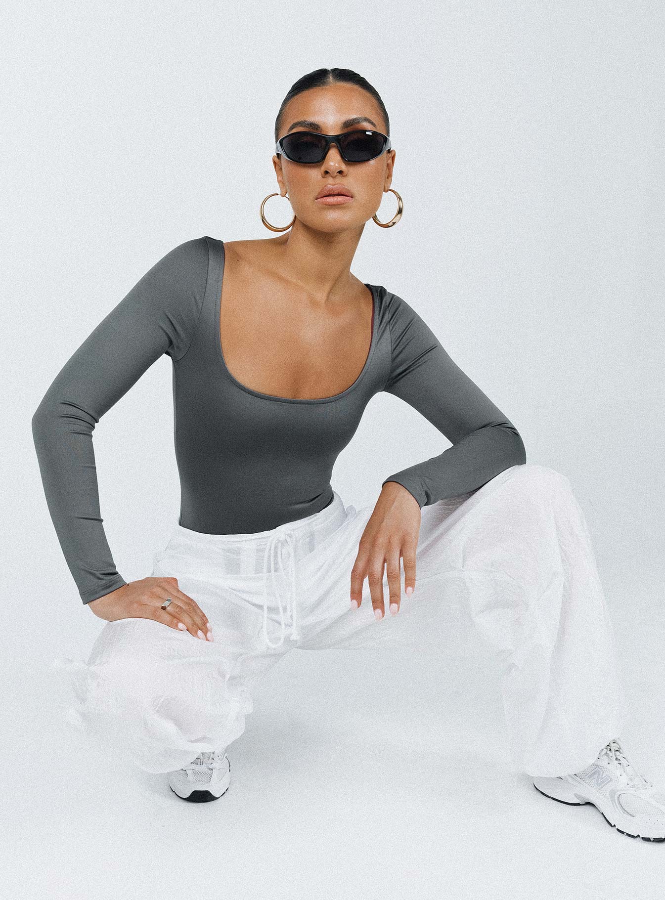 Ellery Bodysuit Grey - Image 2